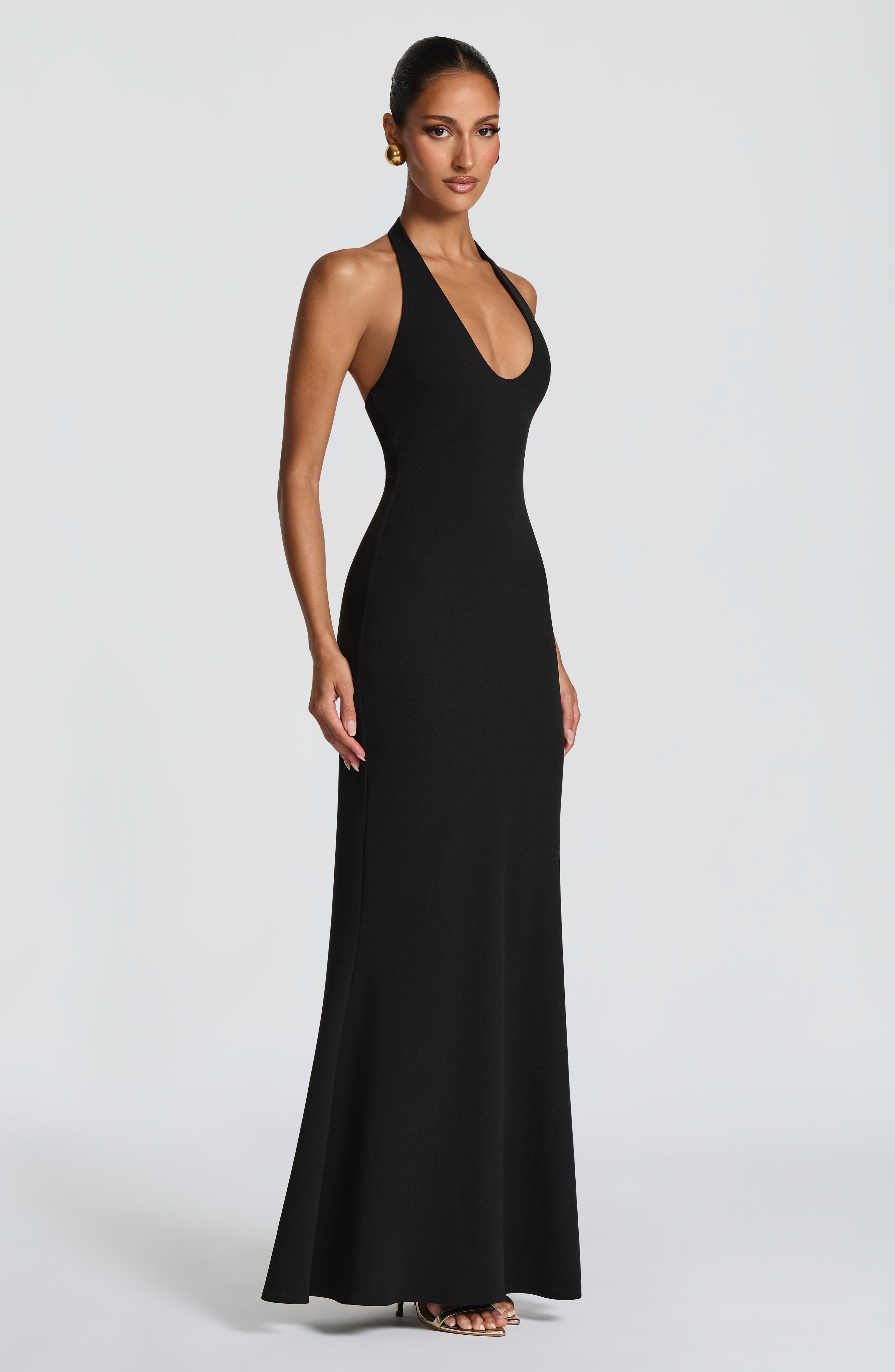 minilena Fern Maxi Dress Black