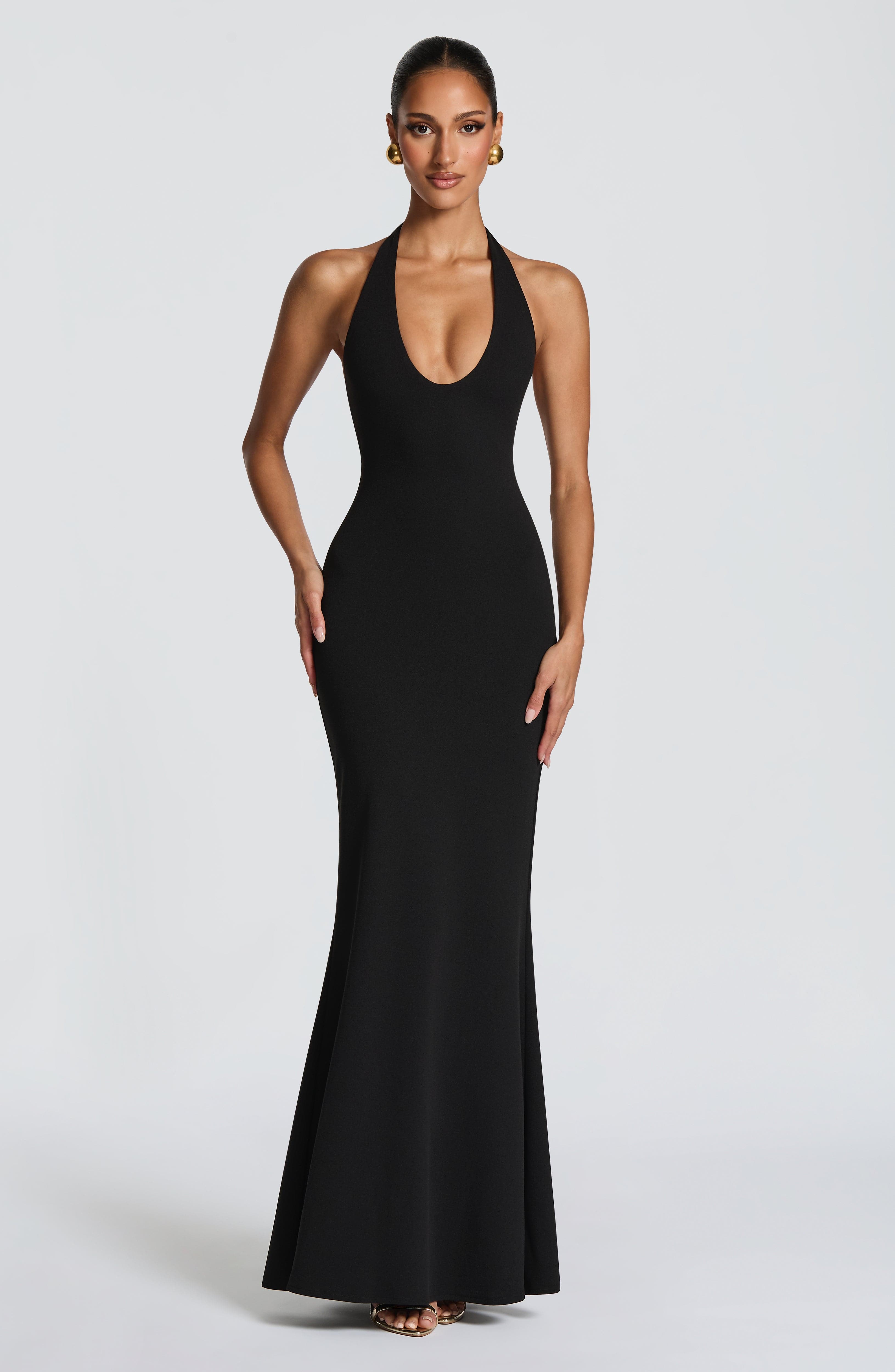 minilena Fern Maxi Dress Black