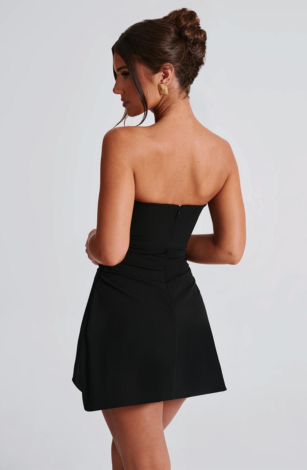 minilena Fleur Mini Dress Black