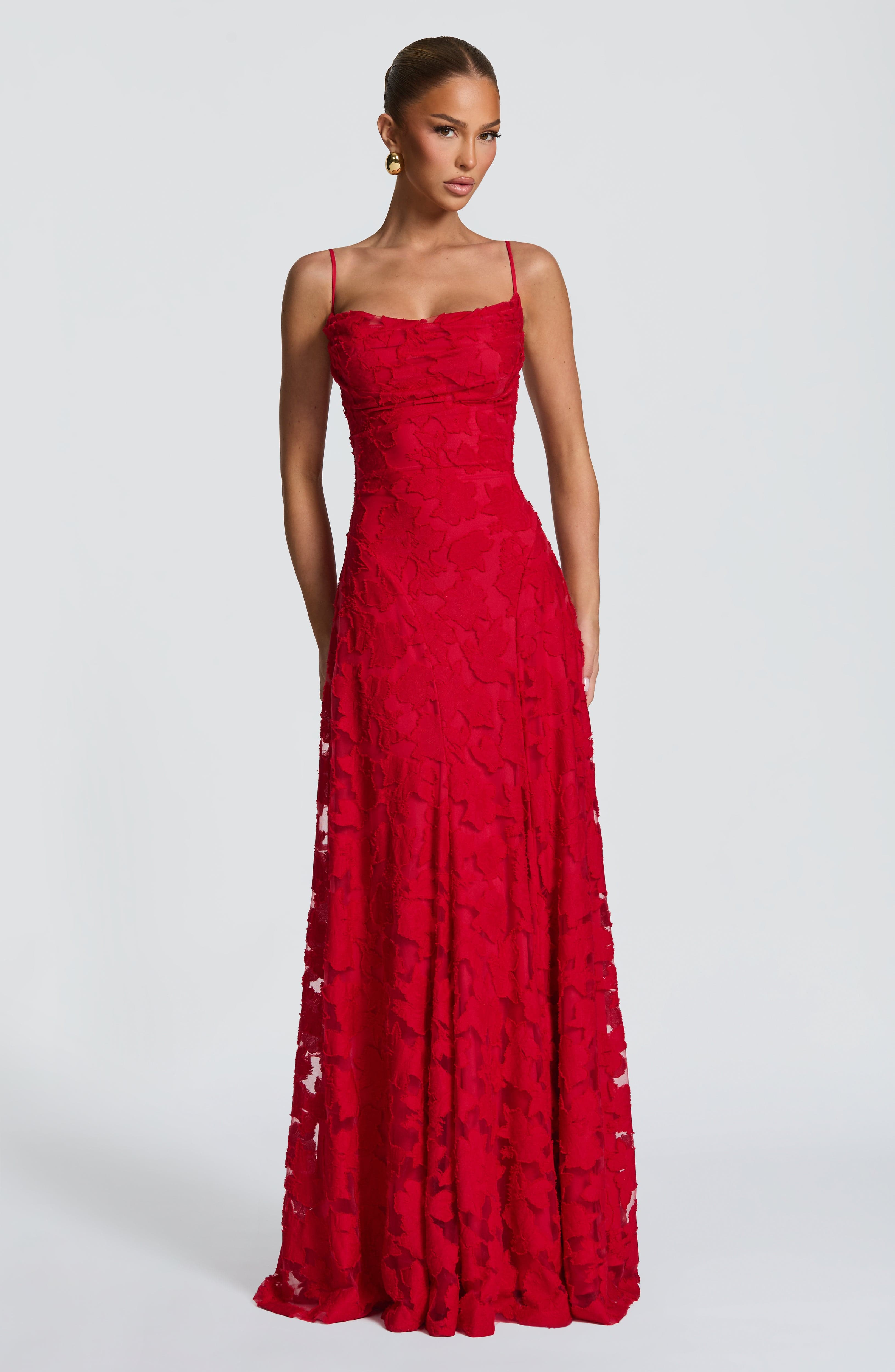 minilena Francis Maxi Dress Red