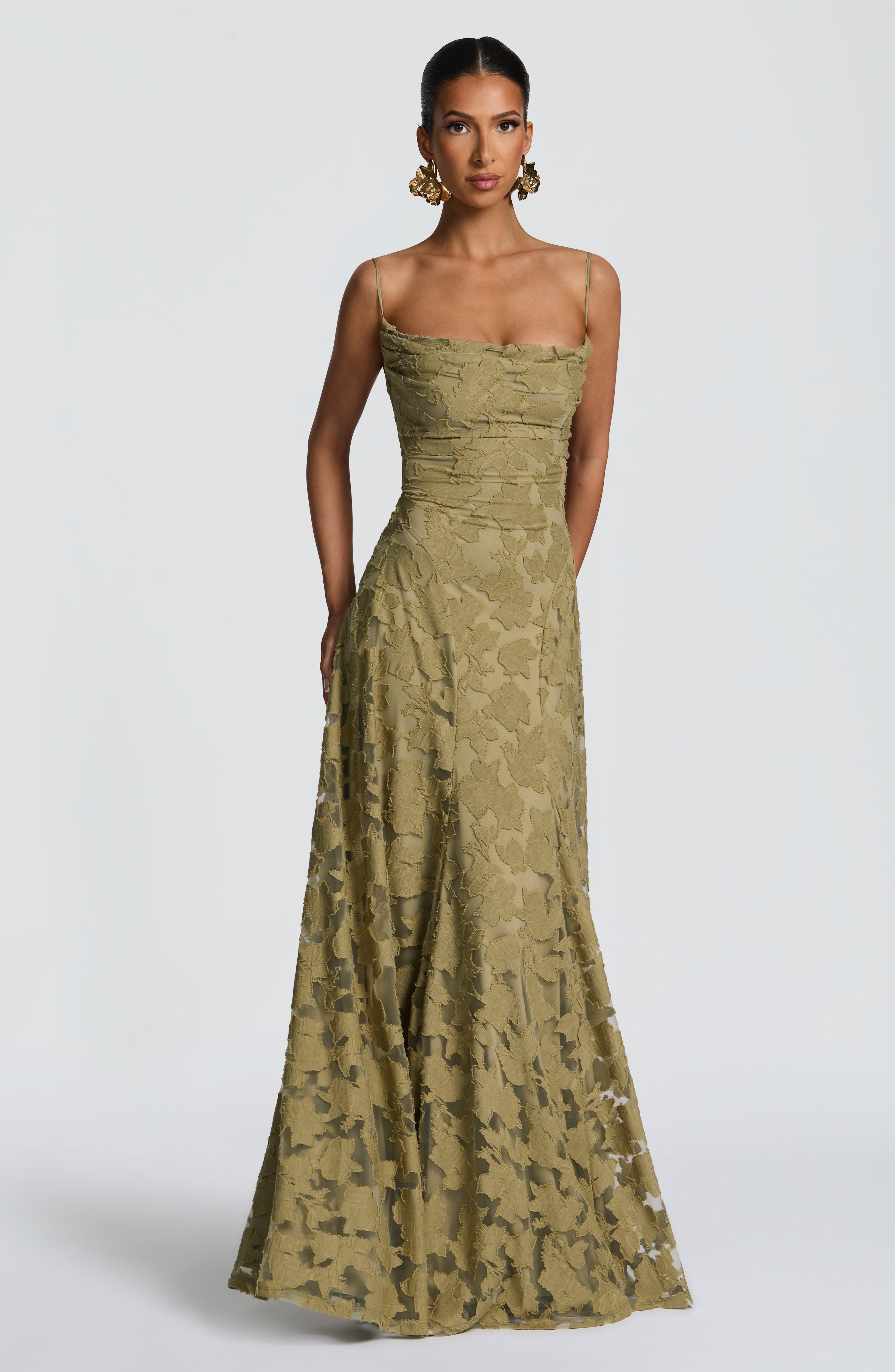 minilena Francis Maxi Dress Sage