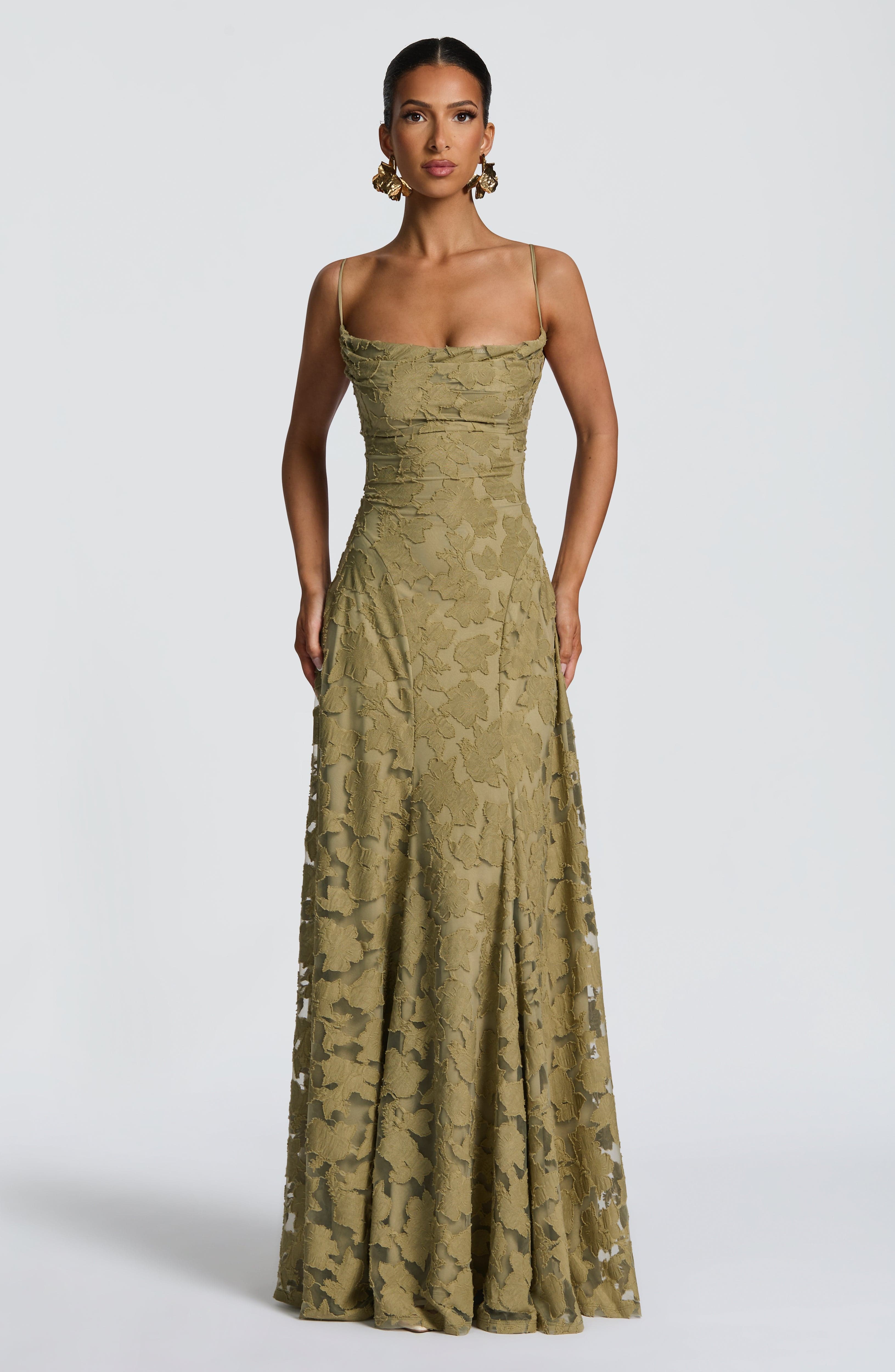 minilena Francis Maxi Dress Sage
