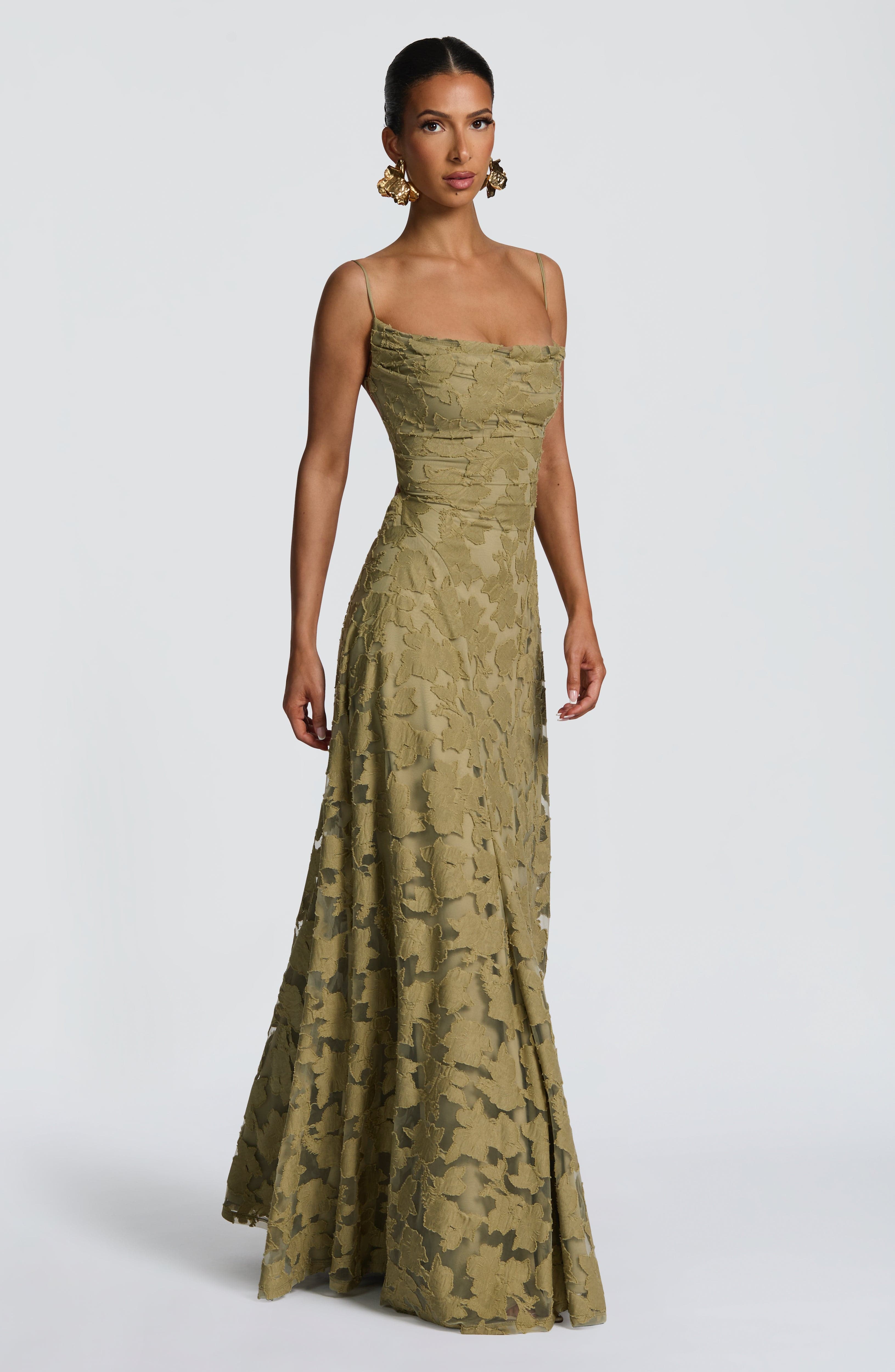 minilena Francis Maxi Dress Sage