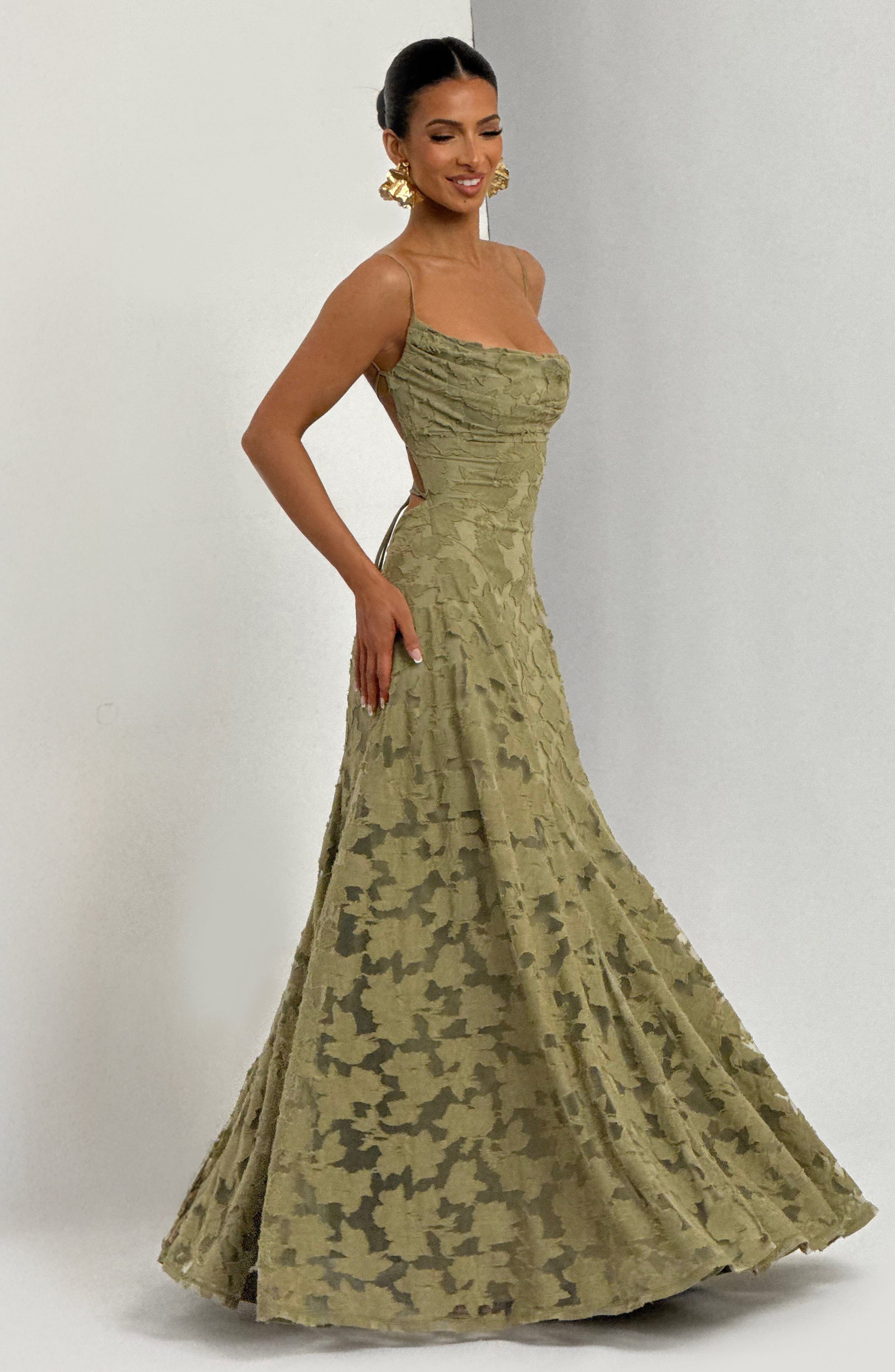 minilena Francis Maxi Dress Sage