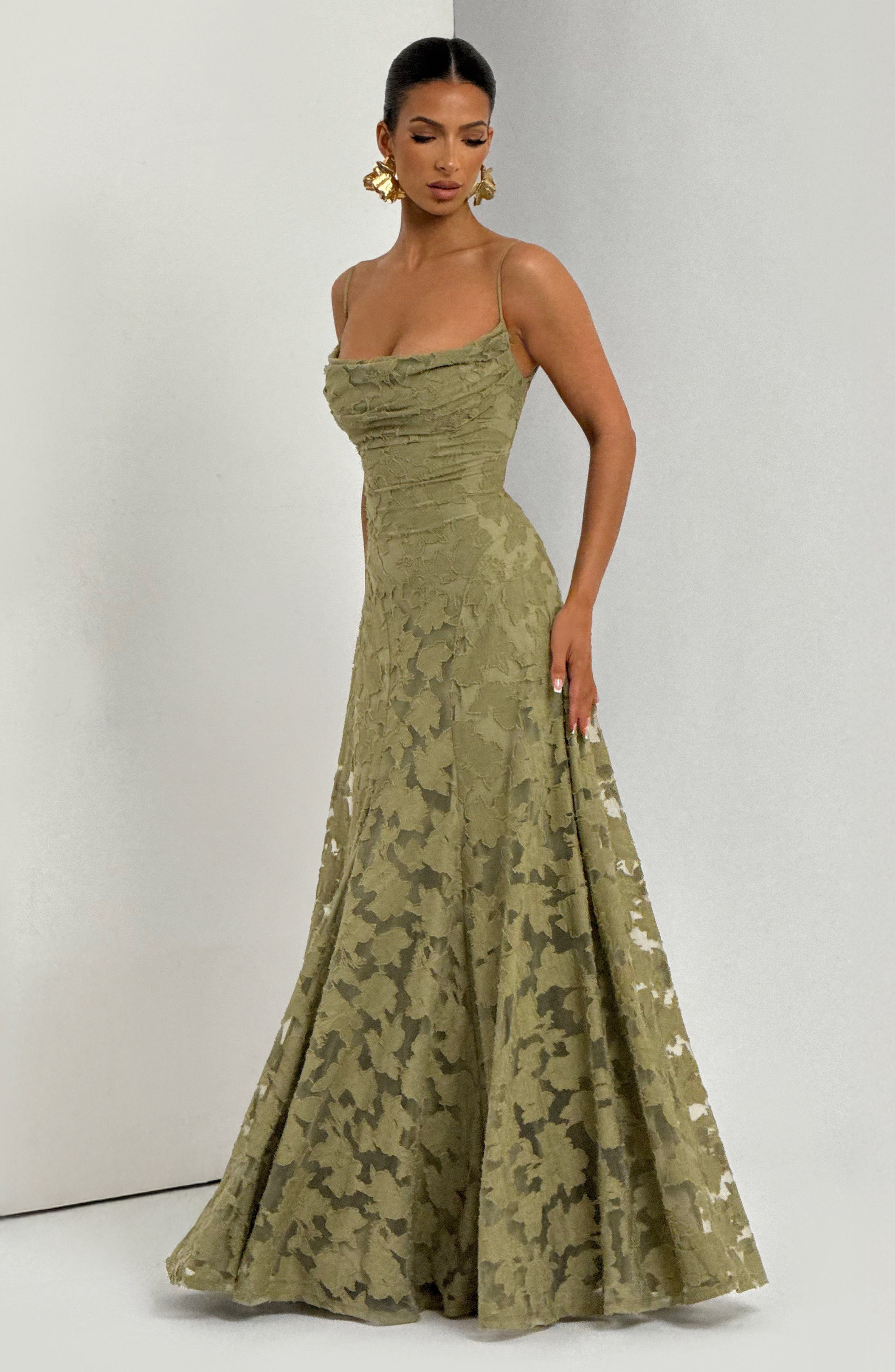 minilena Francis Maxi Dress Sage