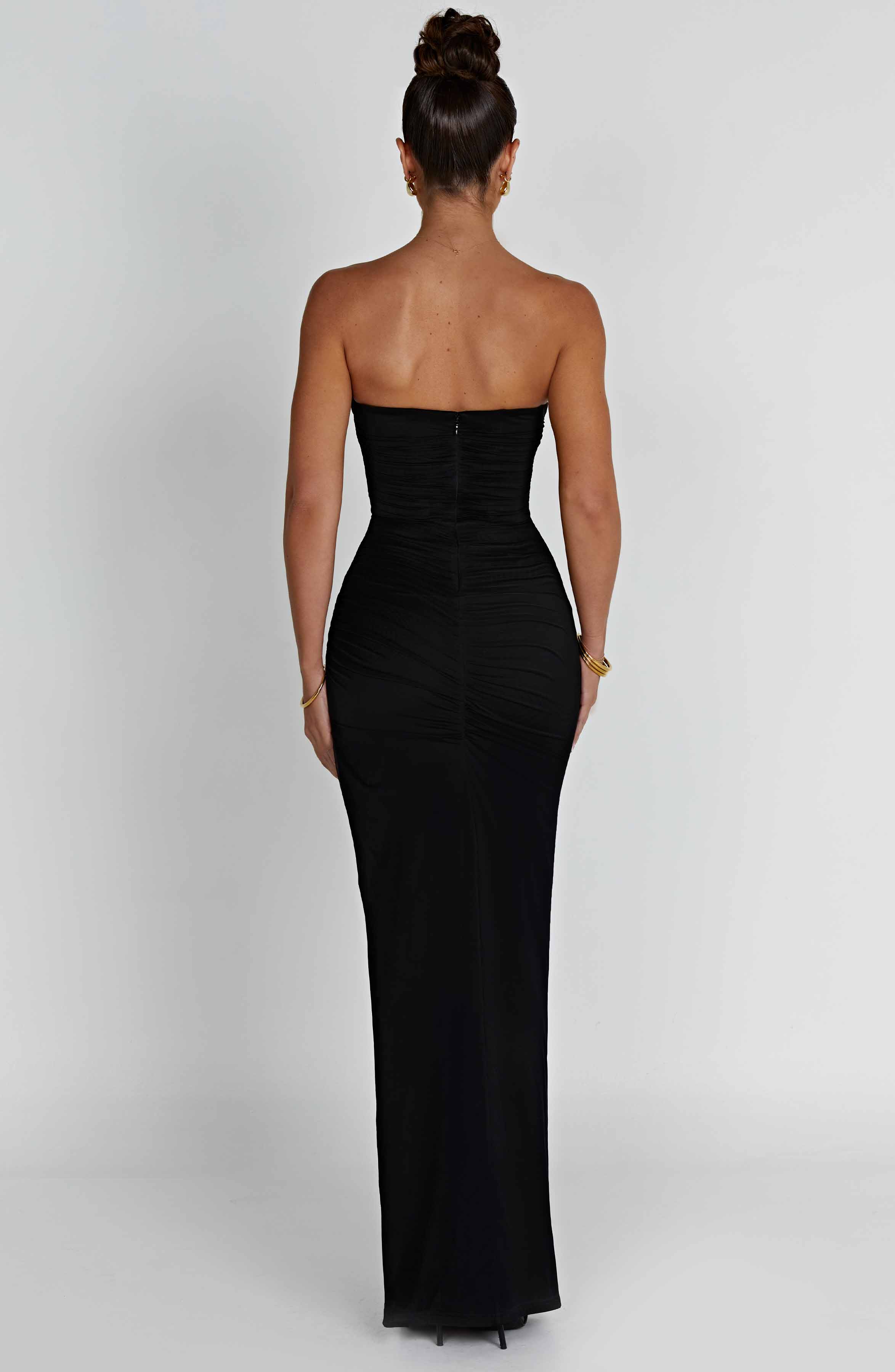 minilena Giovanna Maxi Dress Black