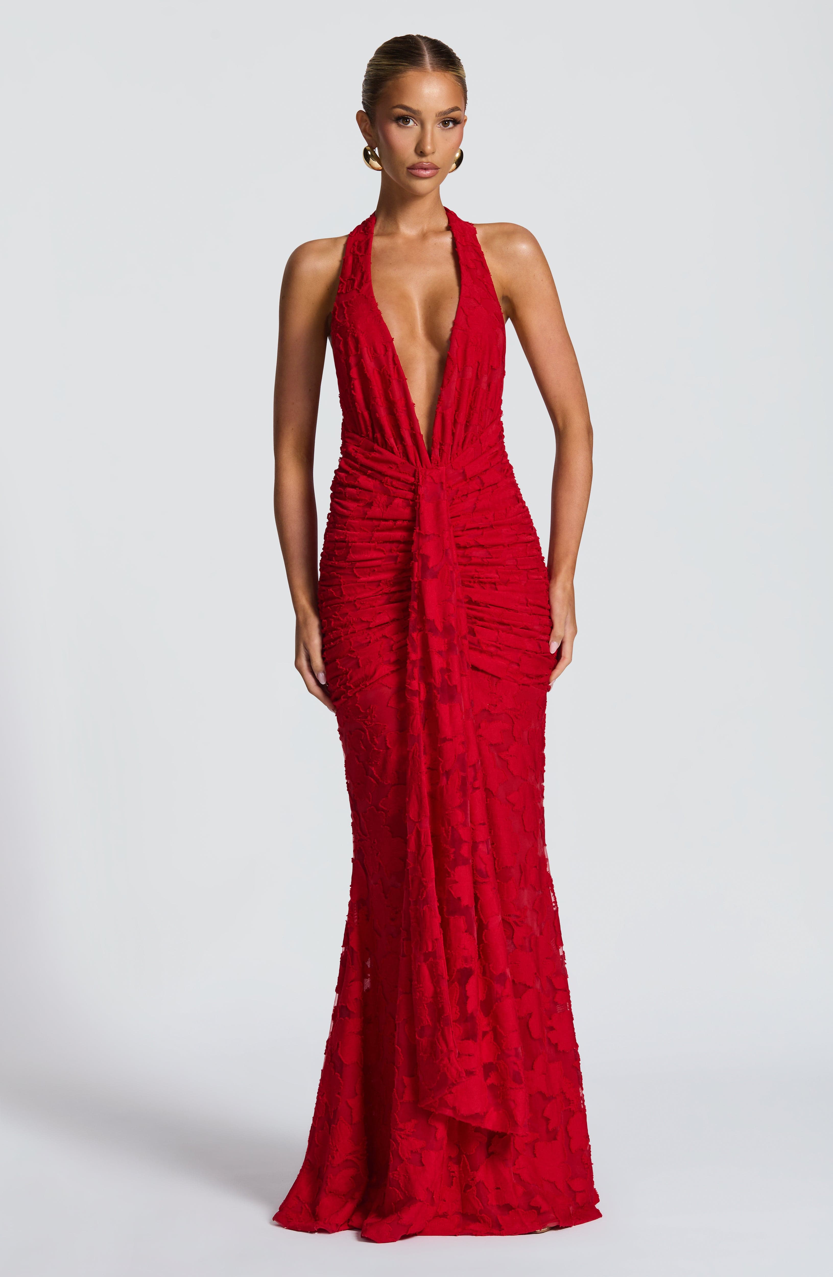 minilena Guinevere Maxi Dress Red