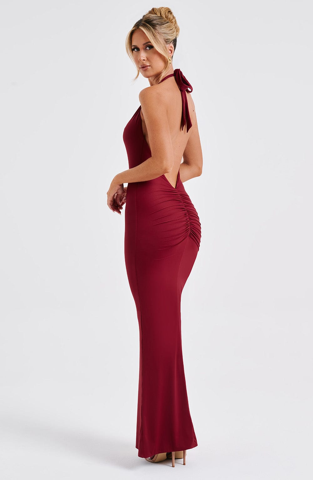 minilena Harmonia Maxi Dress Burgundy