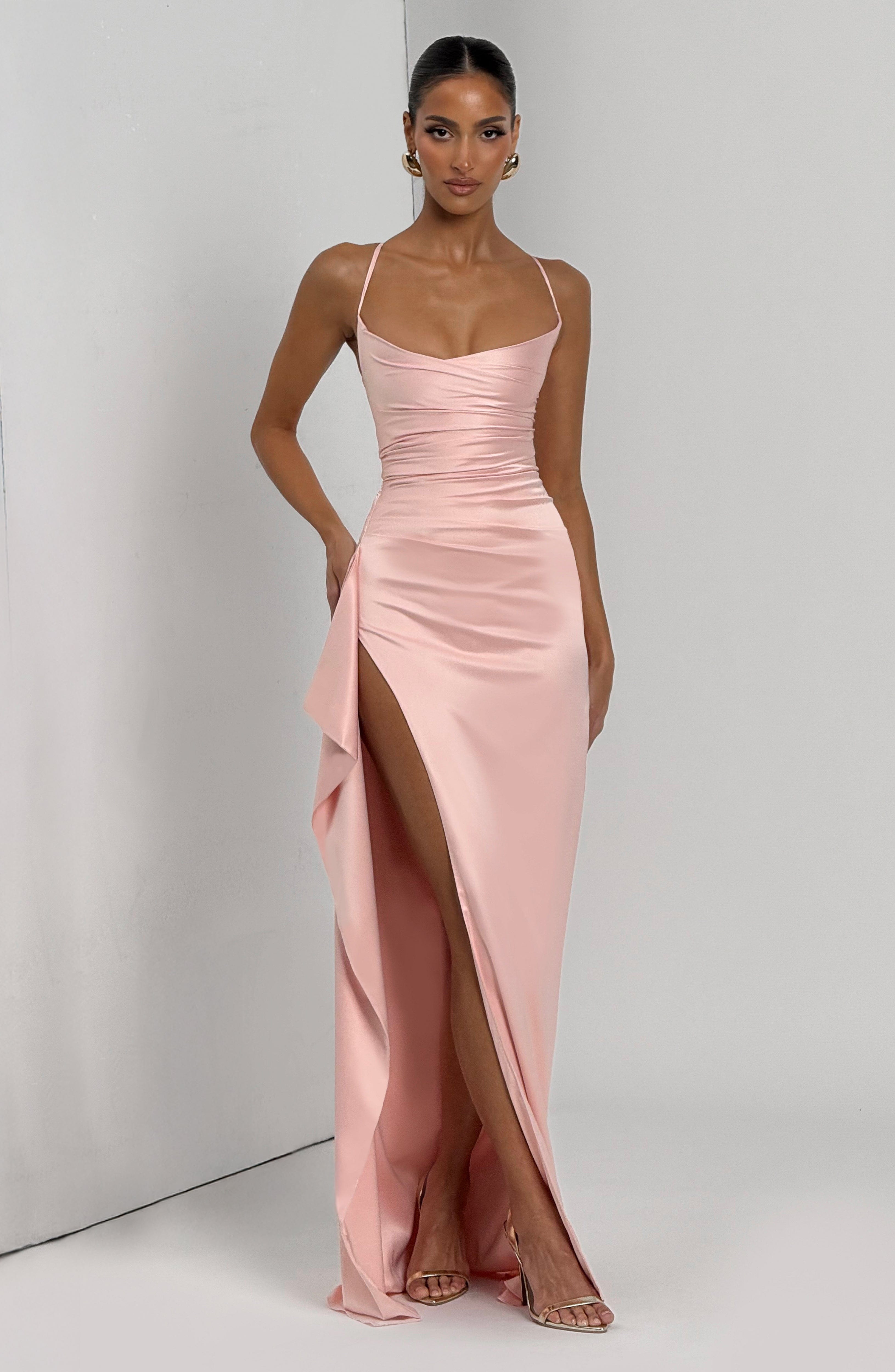 minilena Helen Maxi Dress Blush