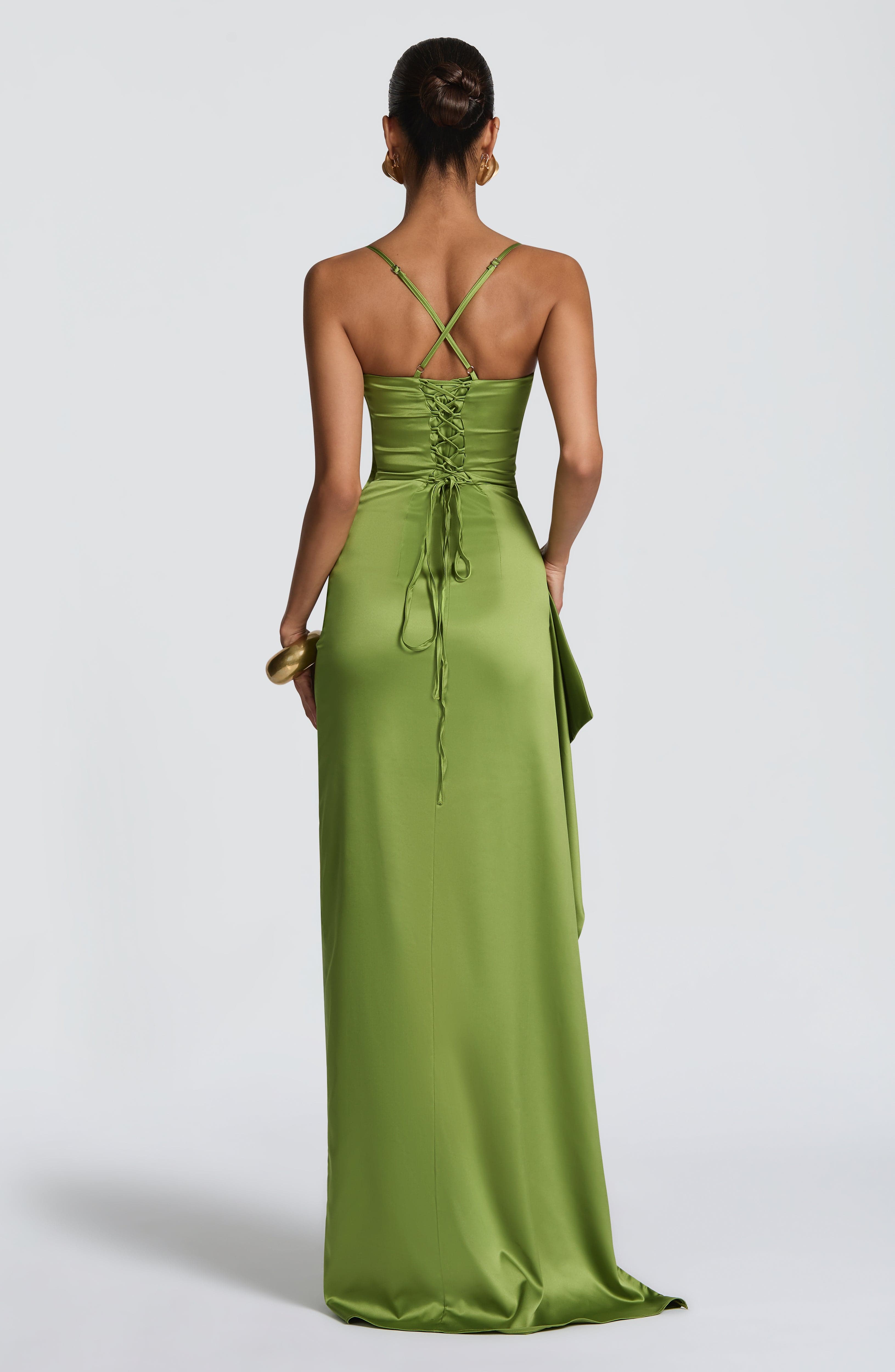 minilena Helen Maxi Dress Olive