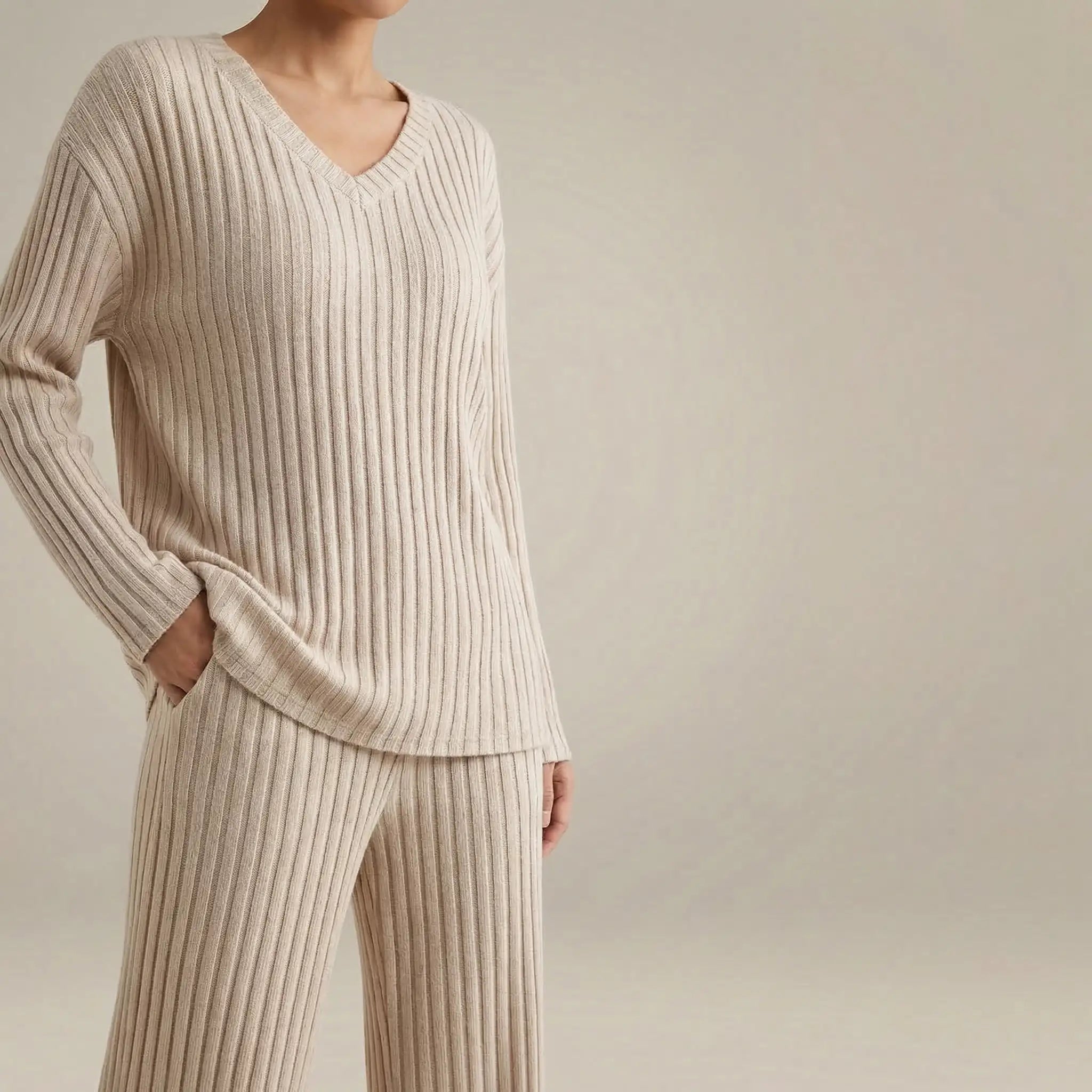 minilena V-Knitt Pyjama Set