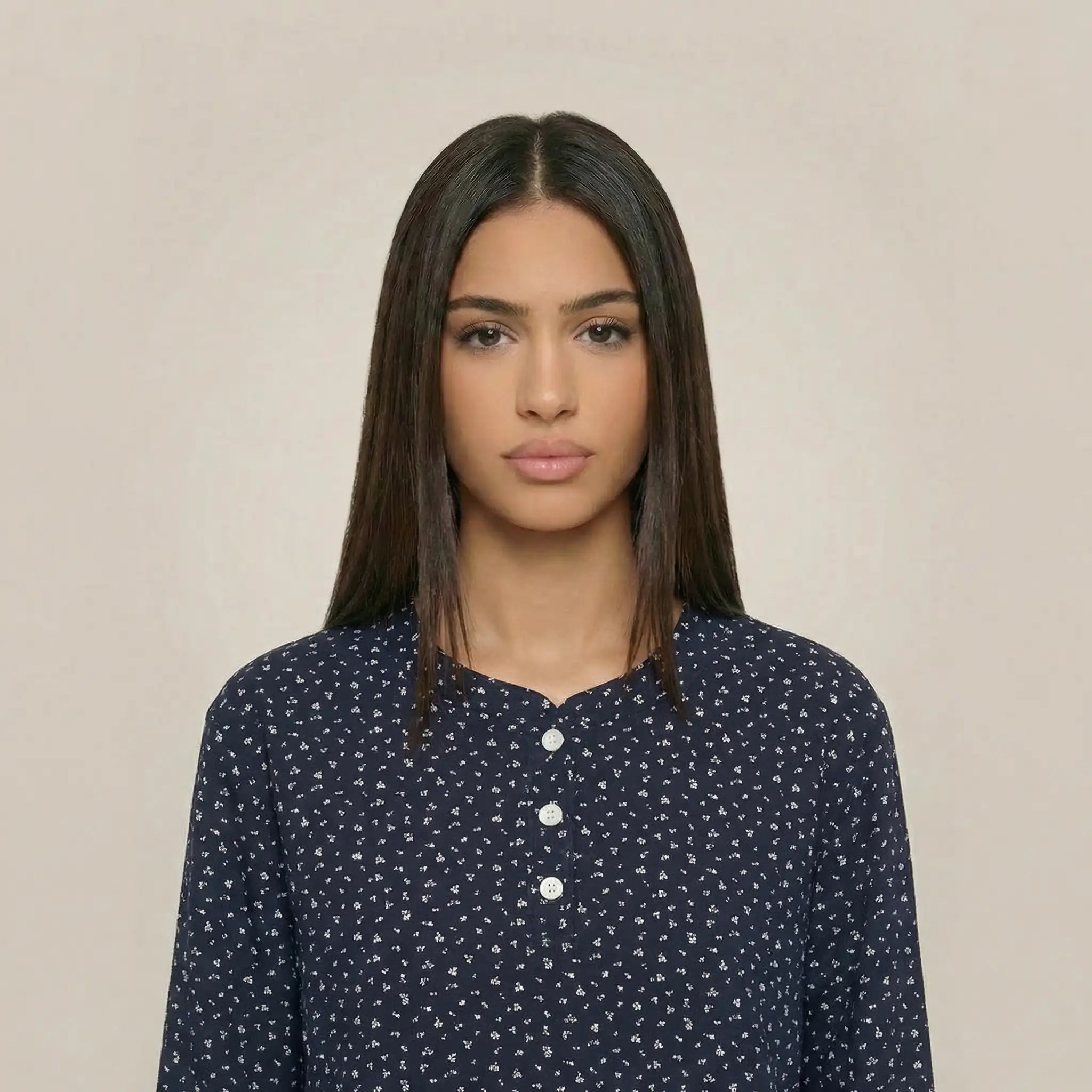 minilena Waffle Dot Pyjama Set