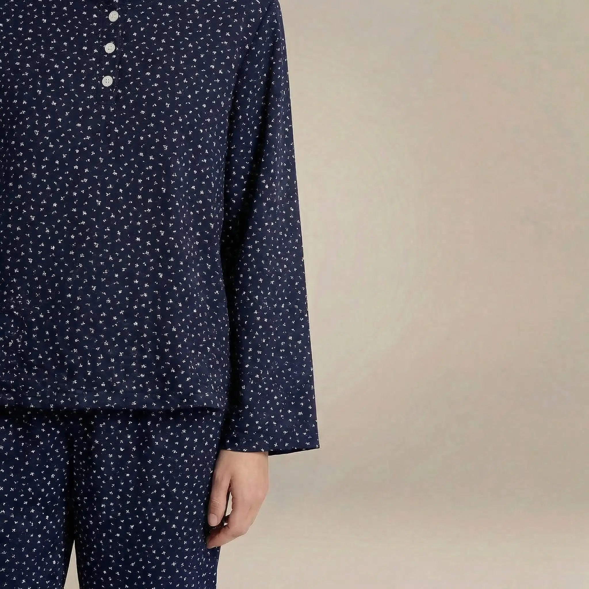 minilena Waffle Dot Pyjama Set