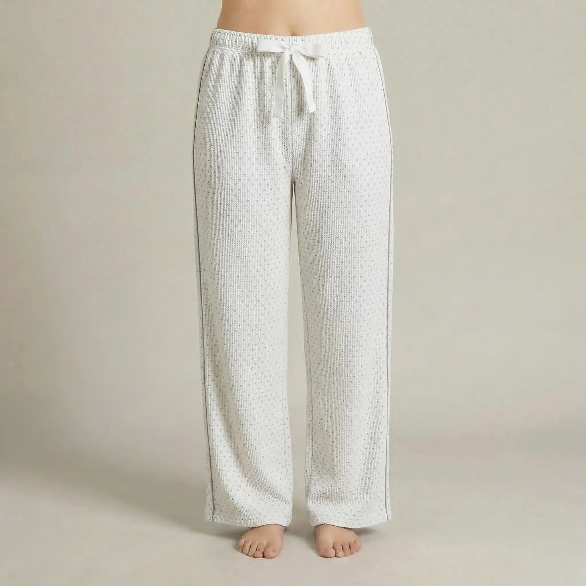 minilena Waffle Dot Pyjama Set