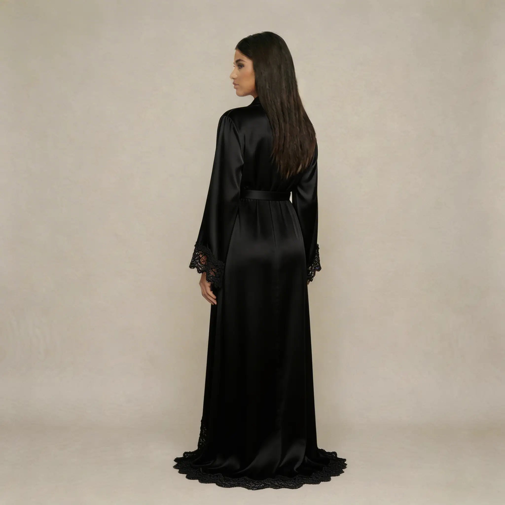 minilena Satin Long Robe