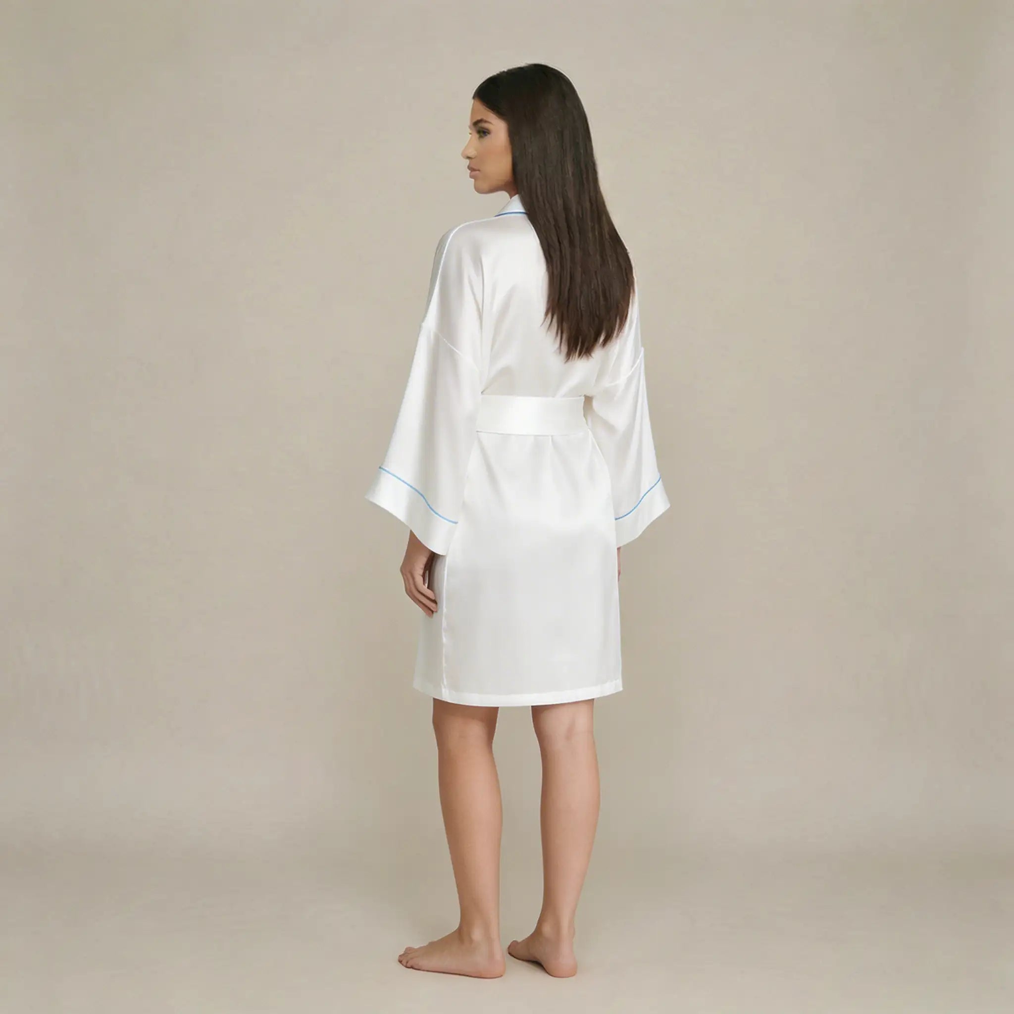 minilena Lace Trim Robe