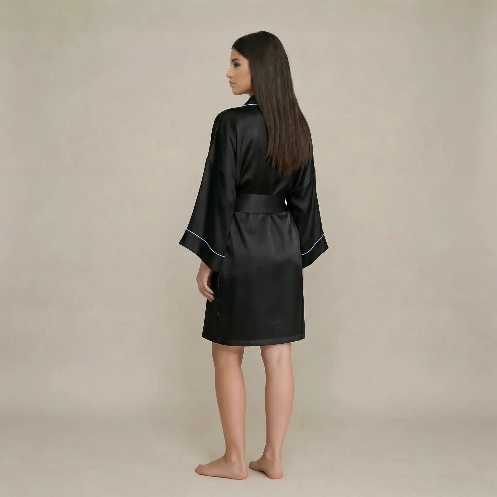 minilena Lace Trim Robe
