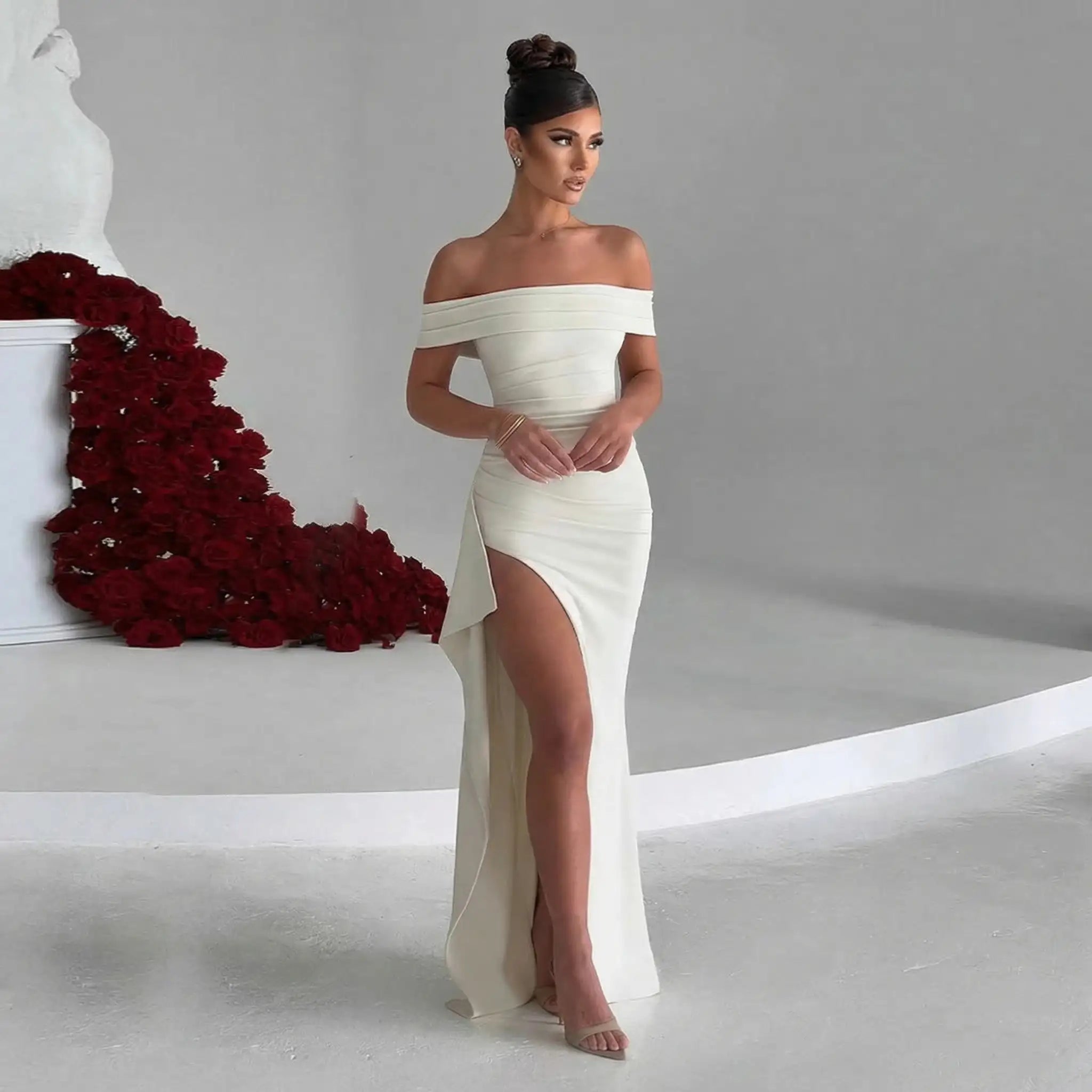 minilena Sculptée Maxi Dress
