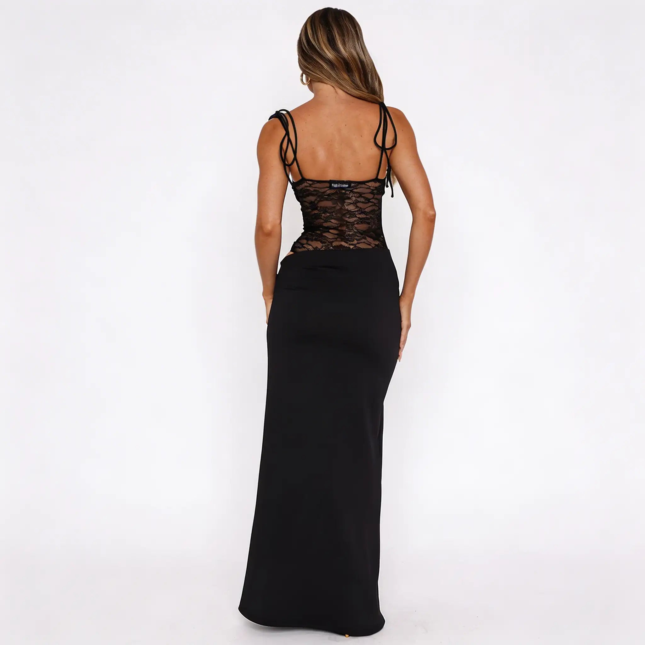 minilena Emilia Lace Maxi Dress