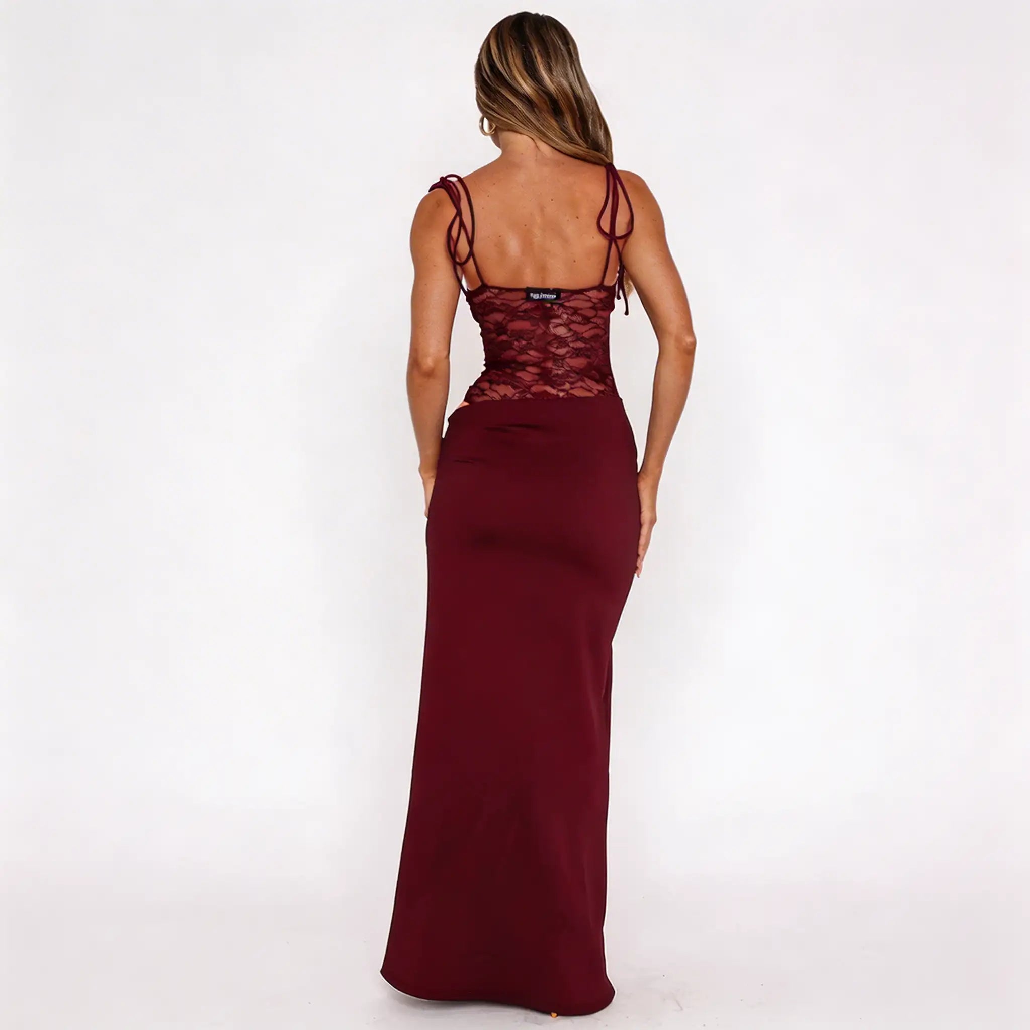 minilena Emilia Lace Maxi Dress