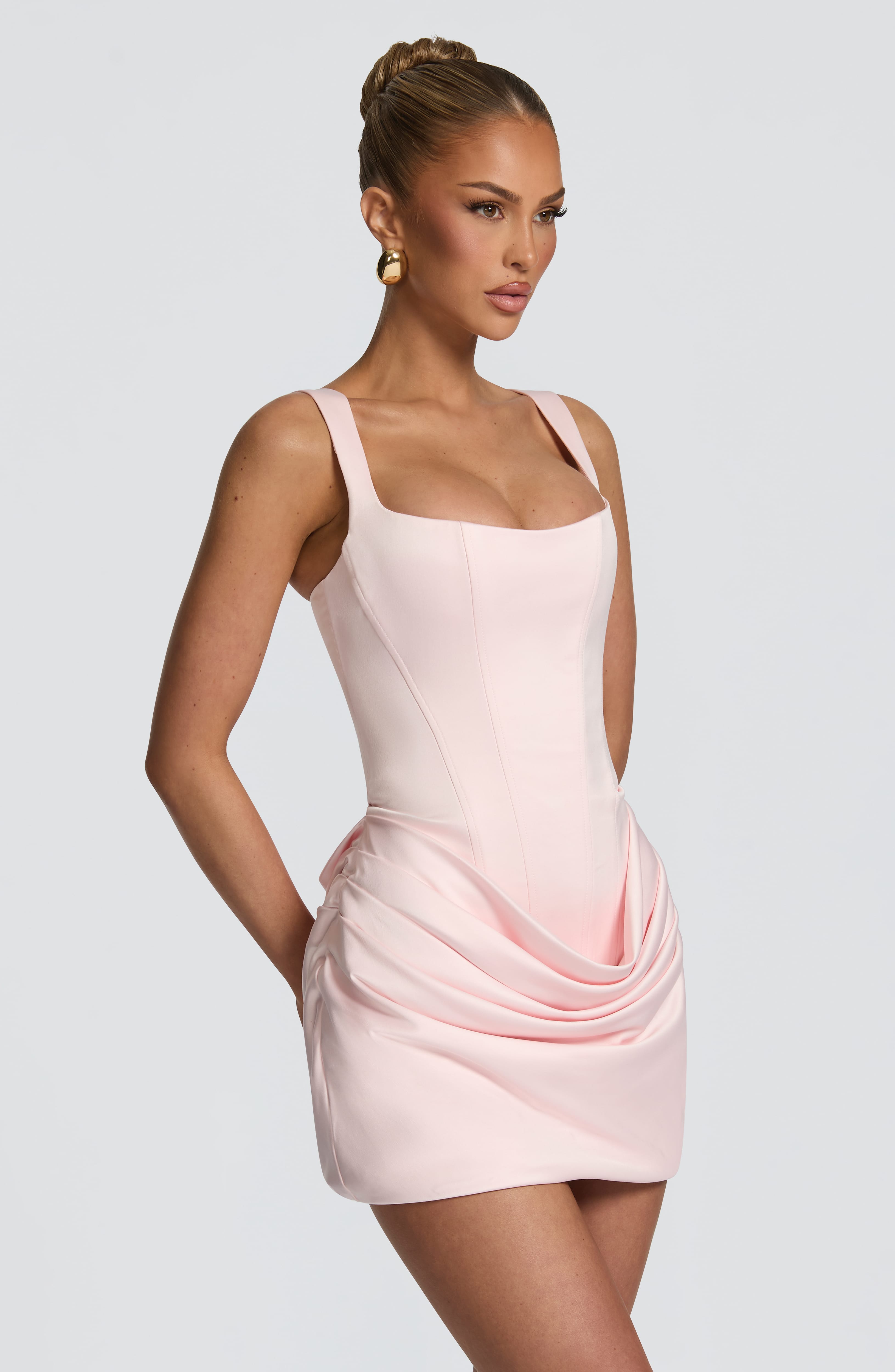 minilena Imogen Mini Dress Blush