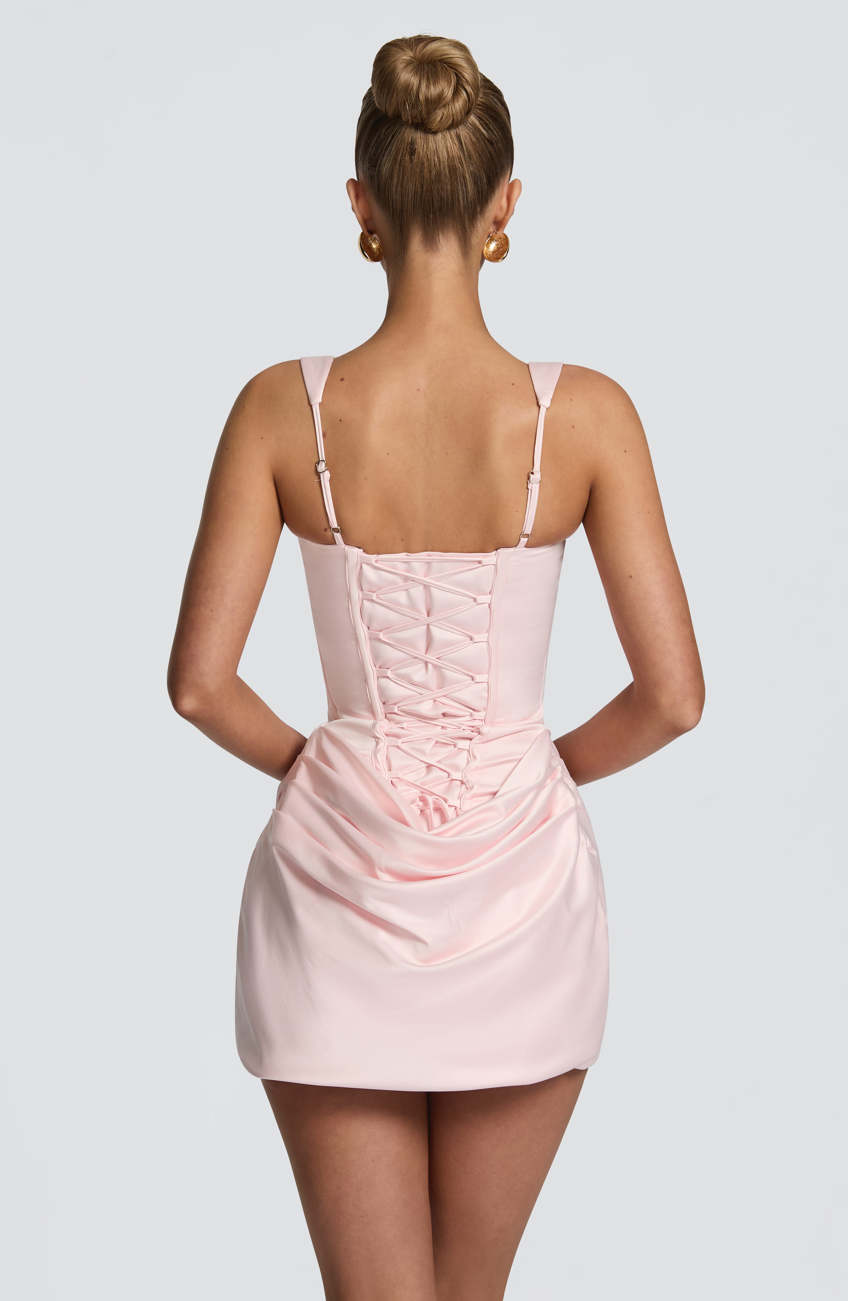 minilena Imogen Mini Dress Blush