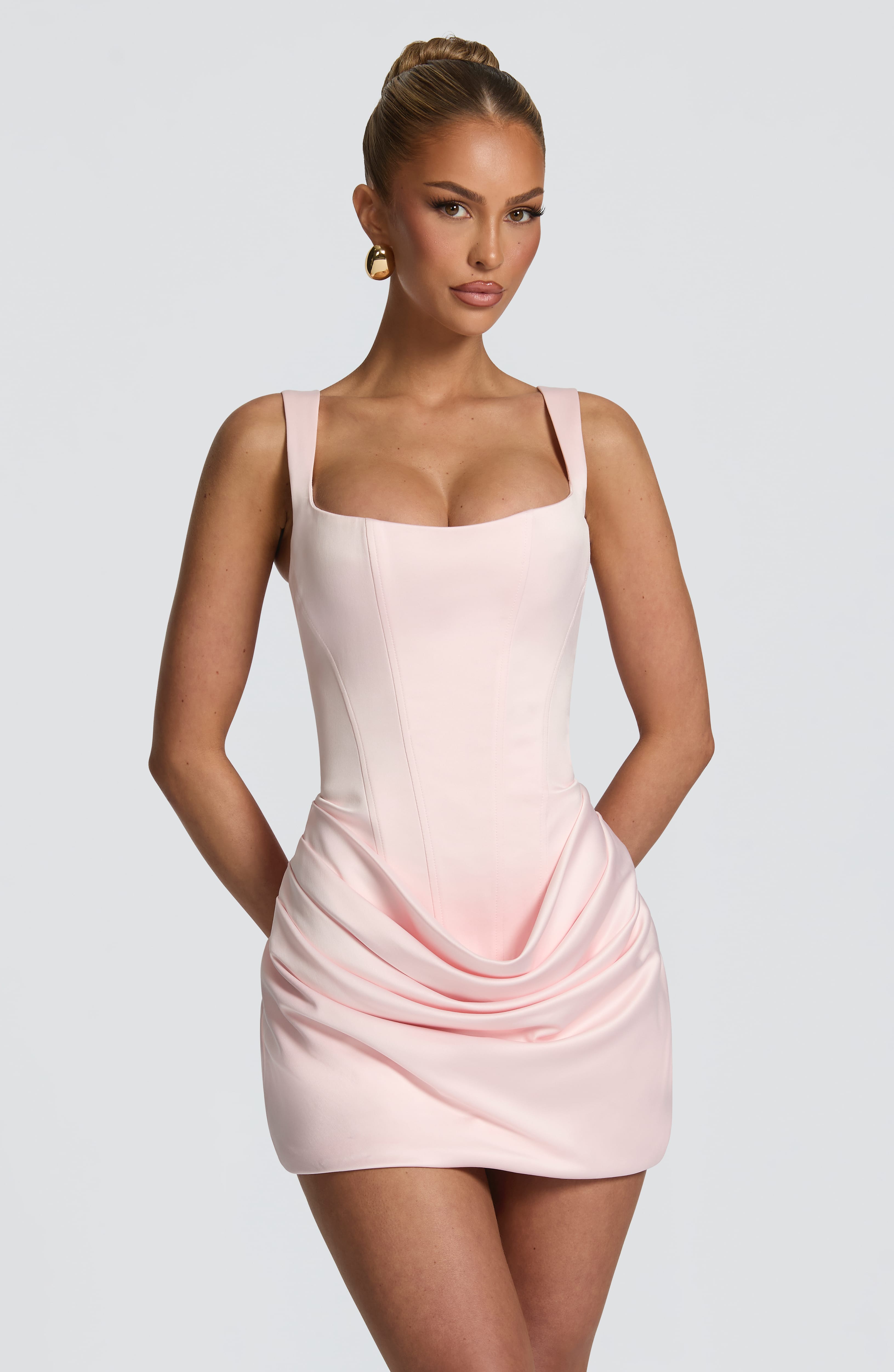 minilena Imogen Mini Dress Blush