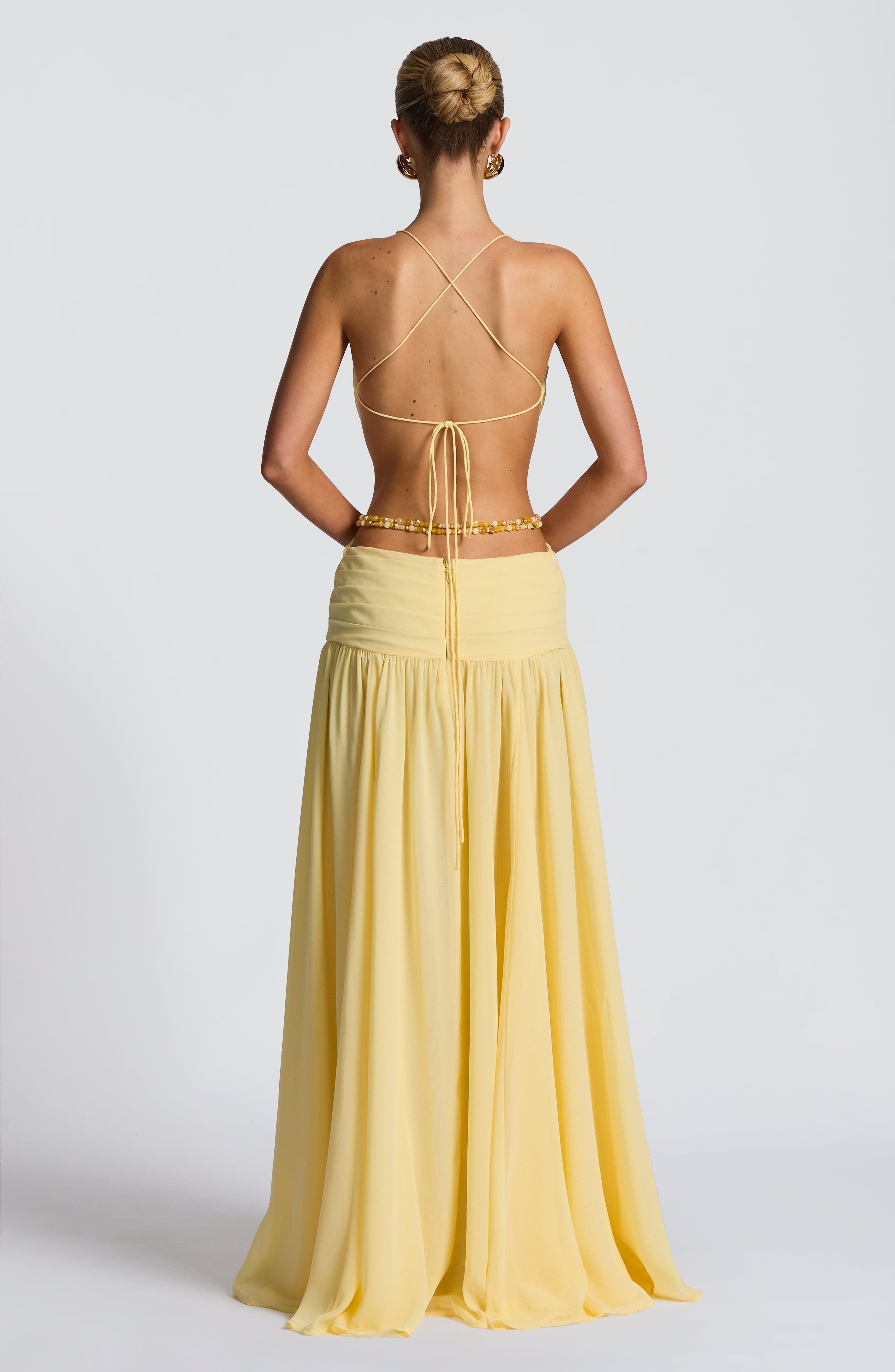minilena Indianna Maxi Dress Lemon