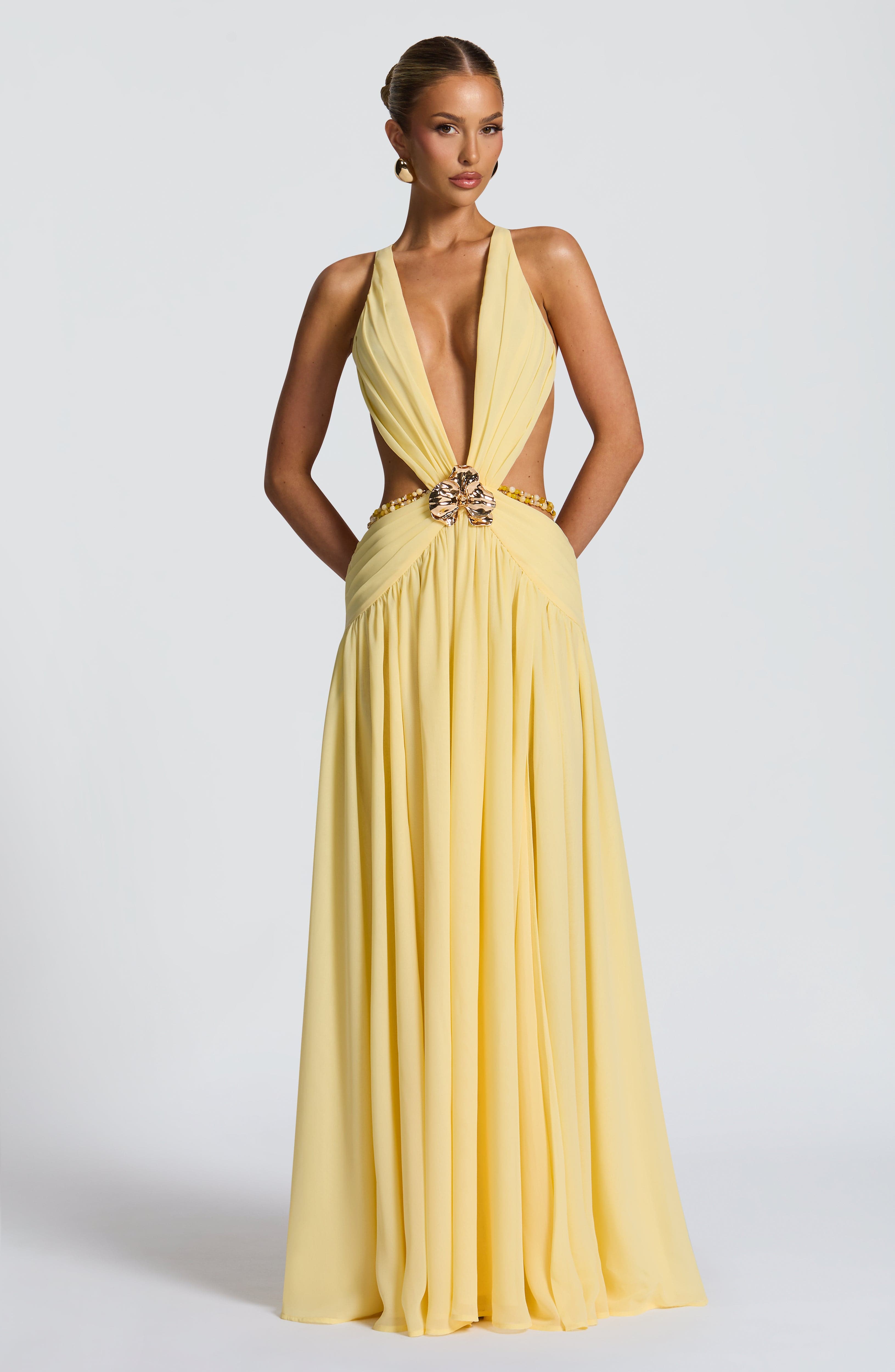 minilena Indianna Maxi Dress Lemon