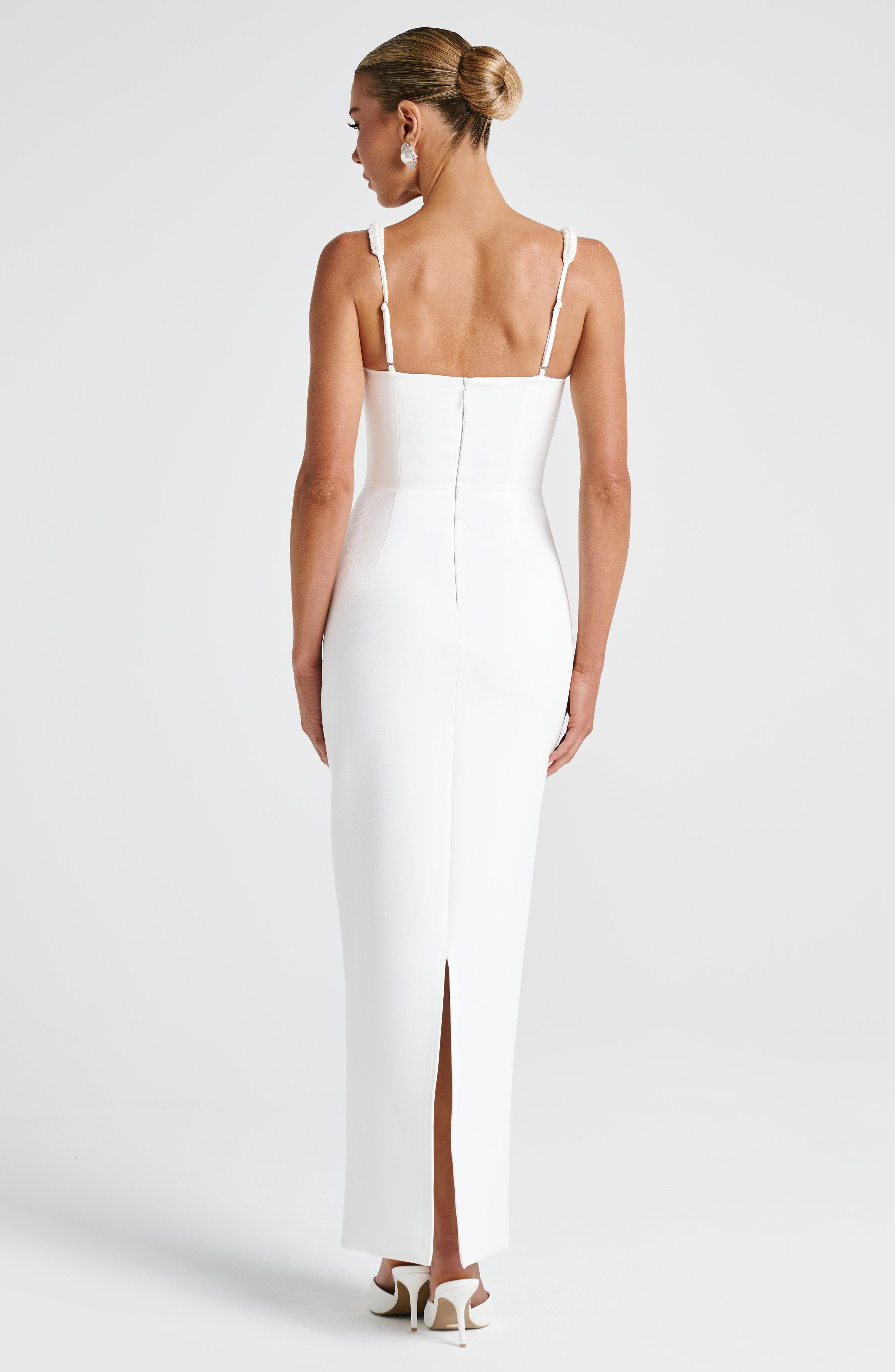 minilena Ines Midaxi Dress Ivory