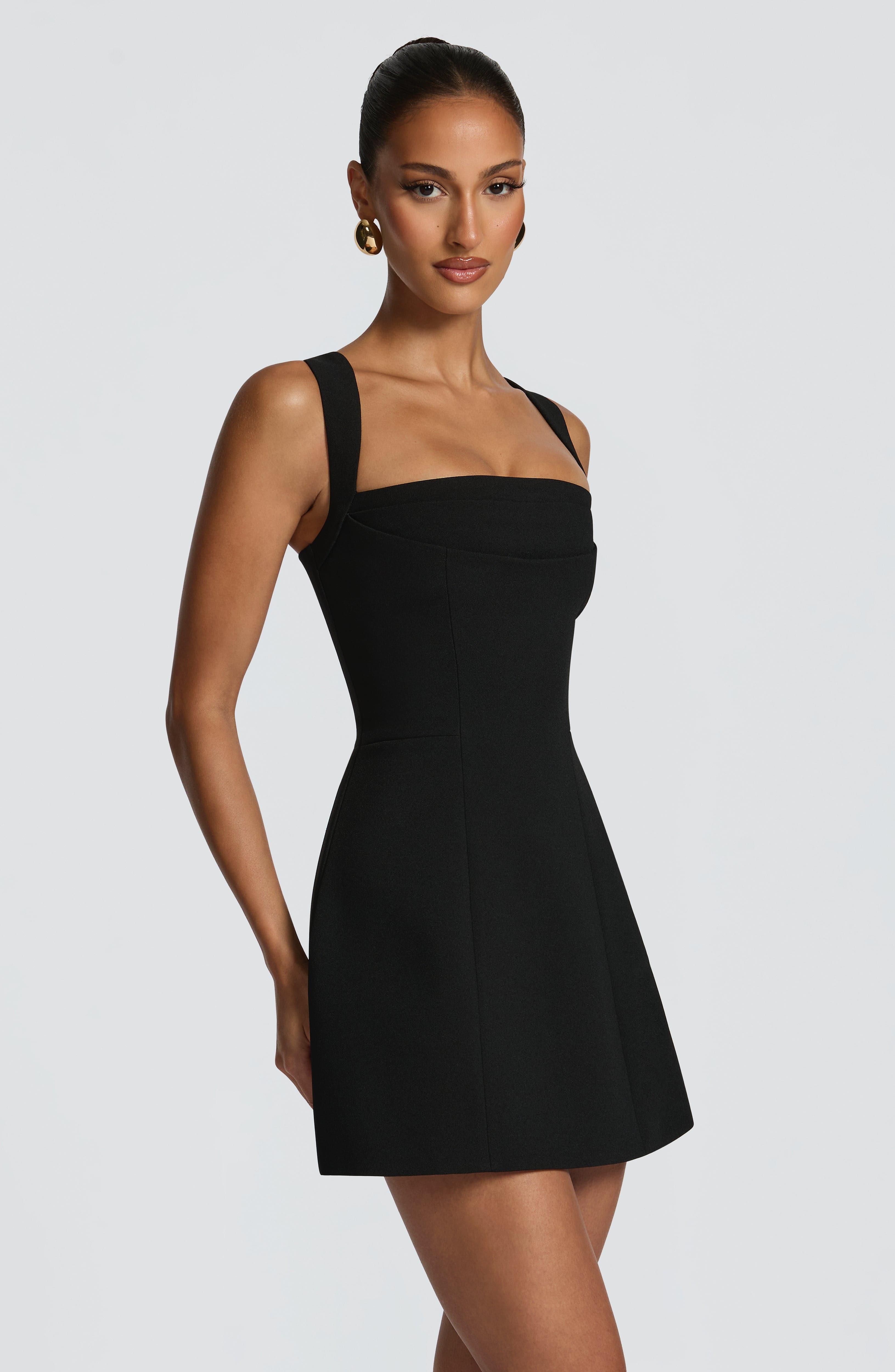 minilena Iona Mini Dress Black