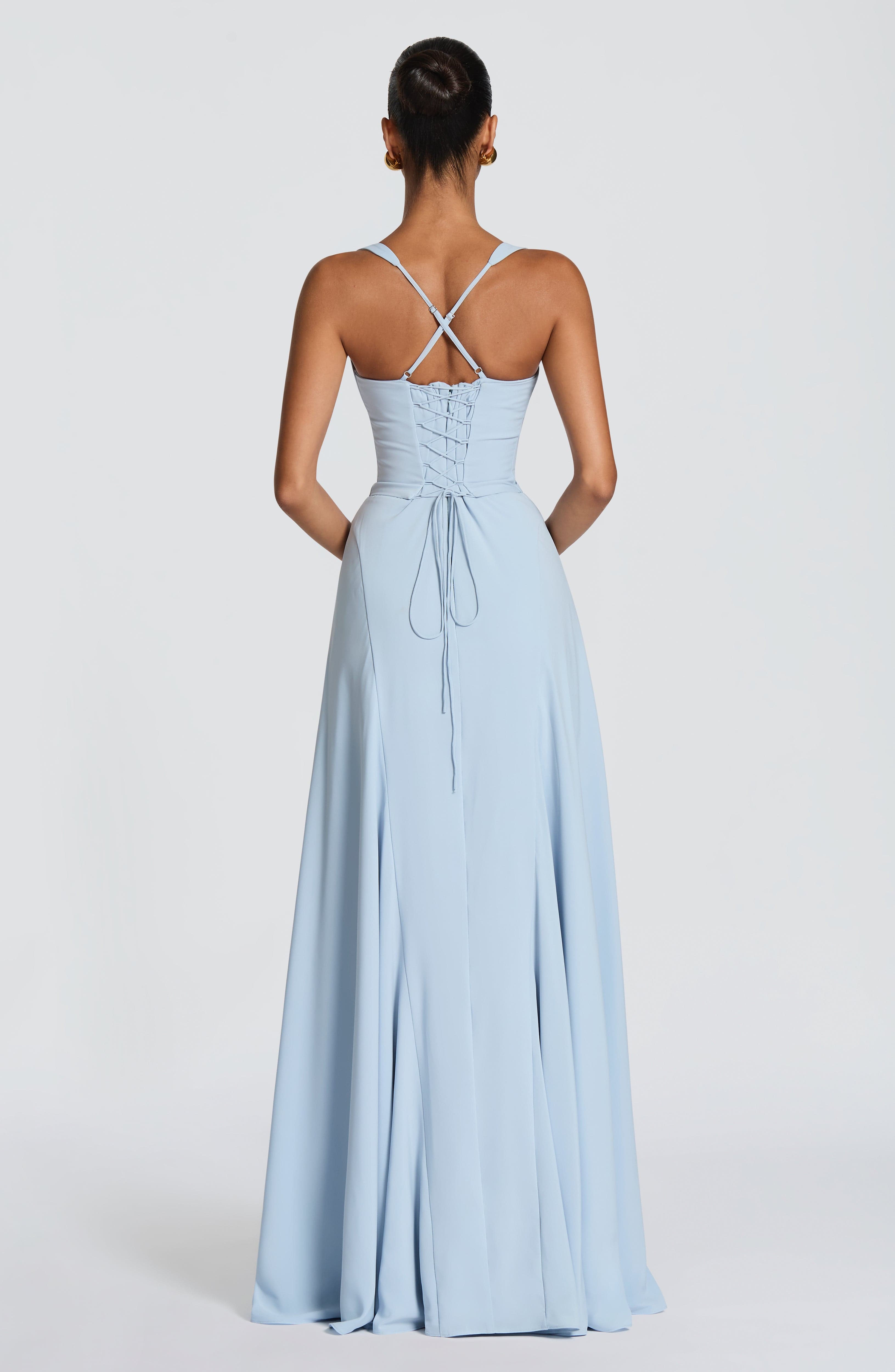 minilena Irie Maxi Dress Glacier Blue
