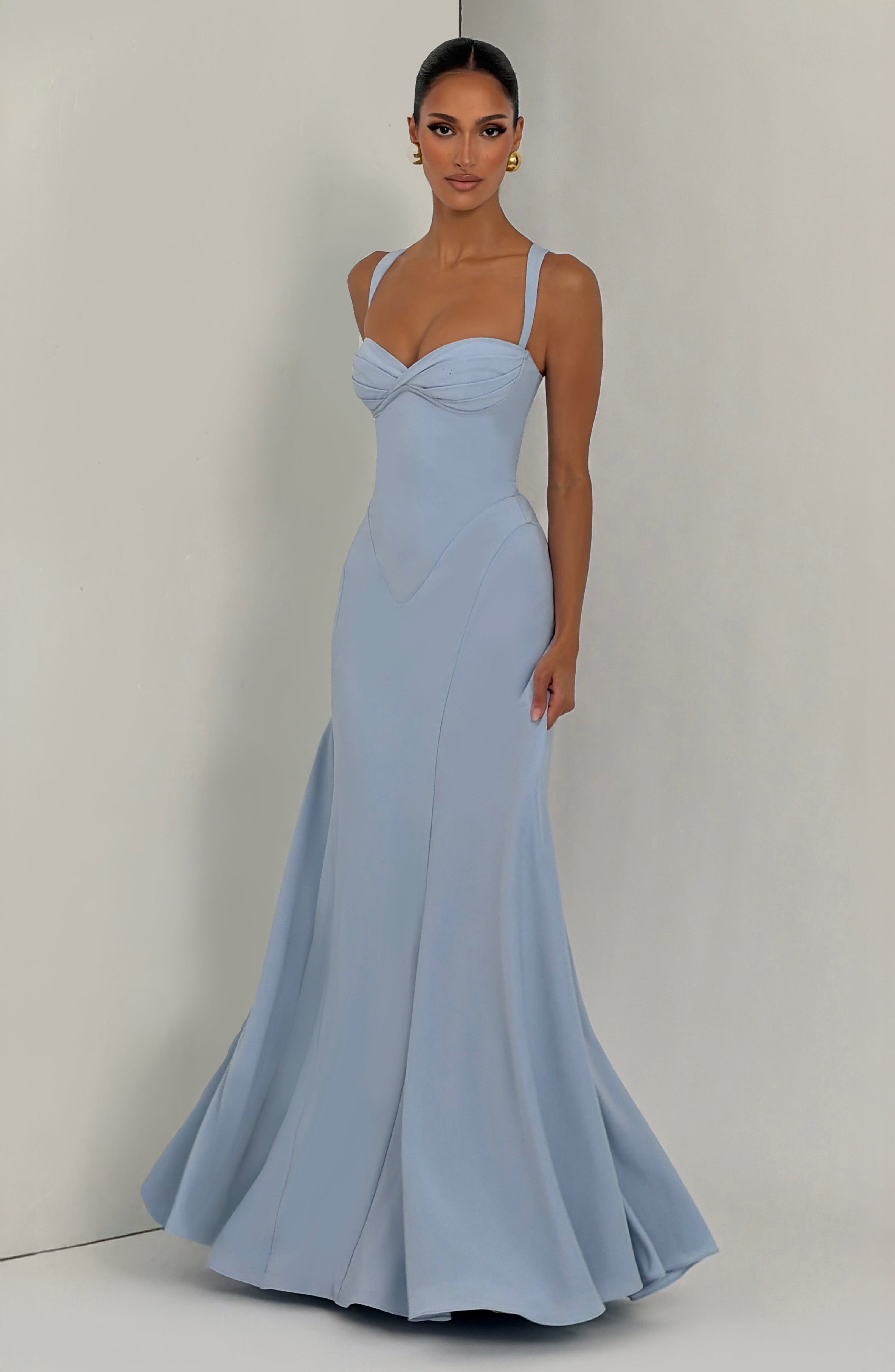 minilena Irie Maxi Dress Glacier Blue