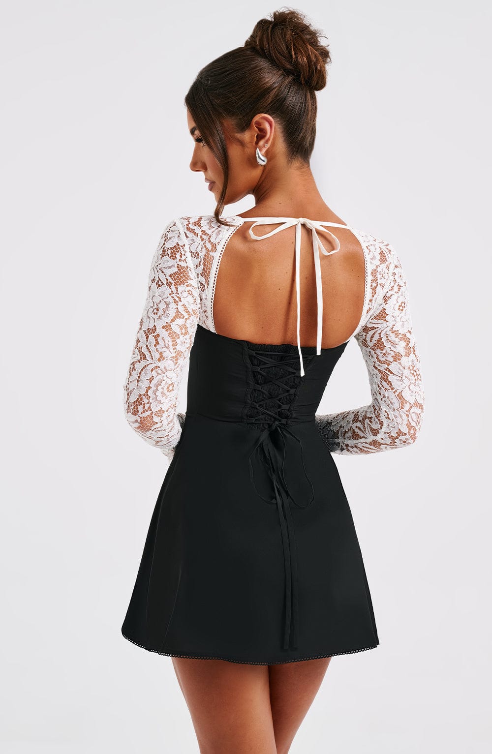 minilena Jacinta Mini Dress Black/White