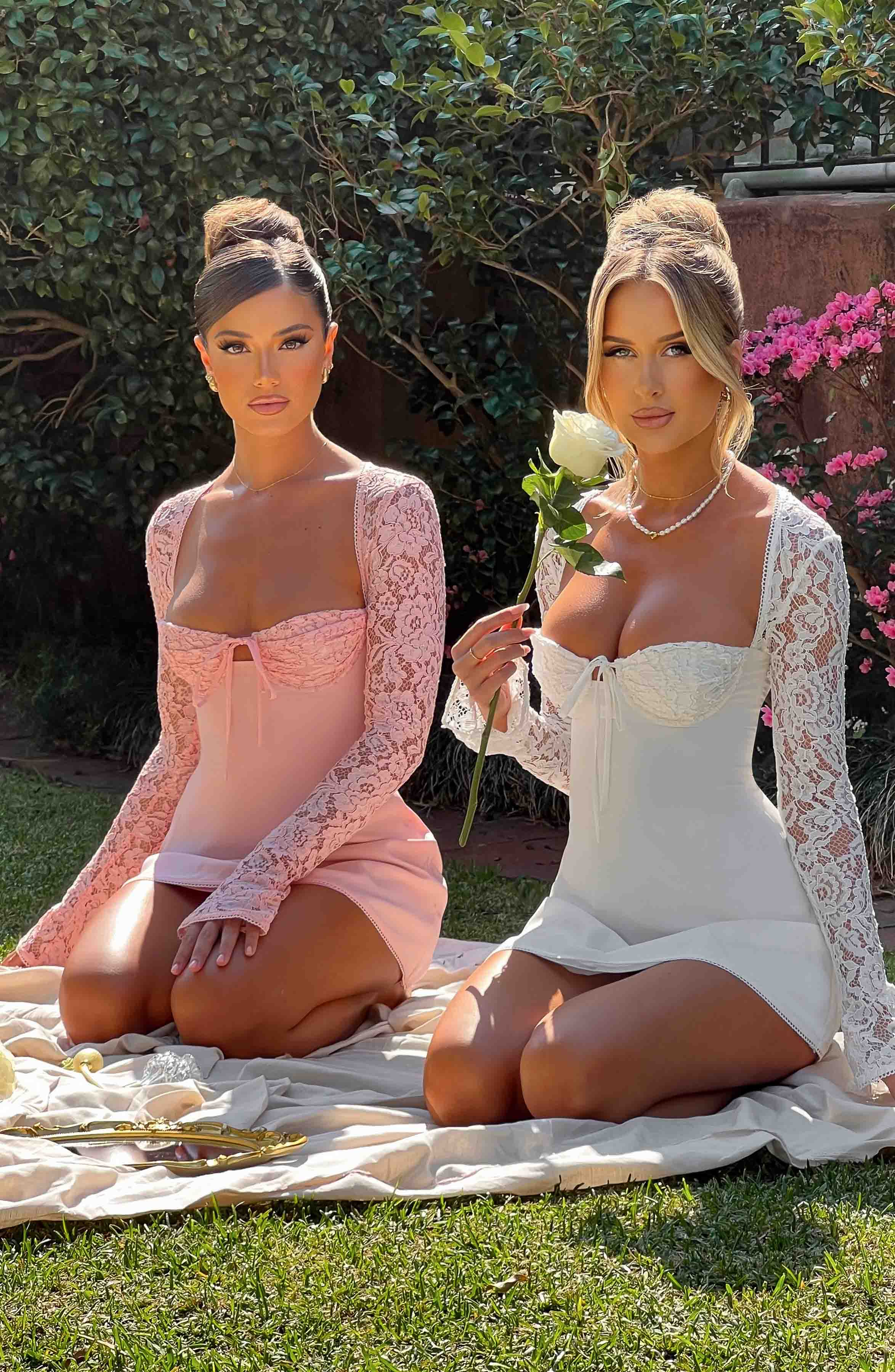 minilena Jacinta Mini Dress Ivory