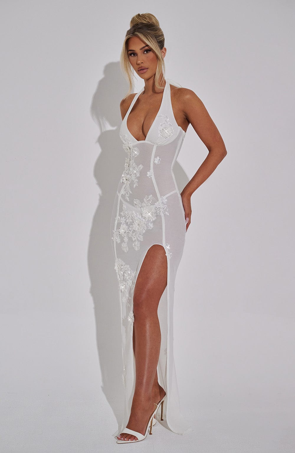 minilena Jacqueline Maxi Dress Ivory