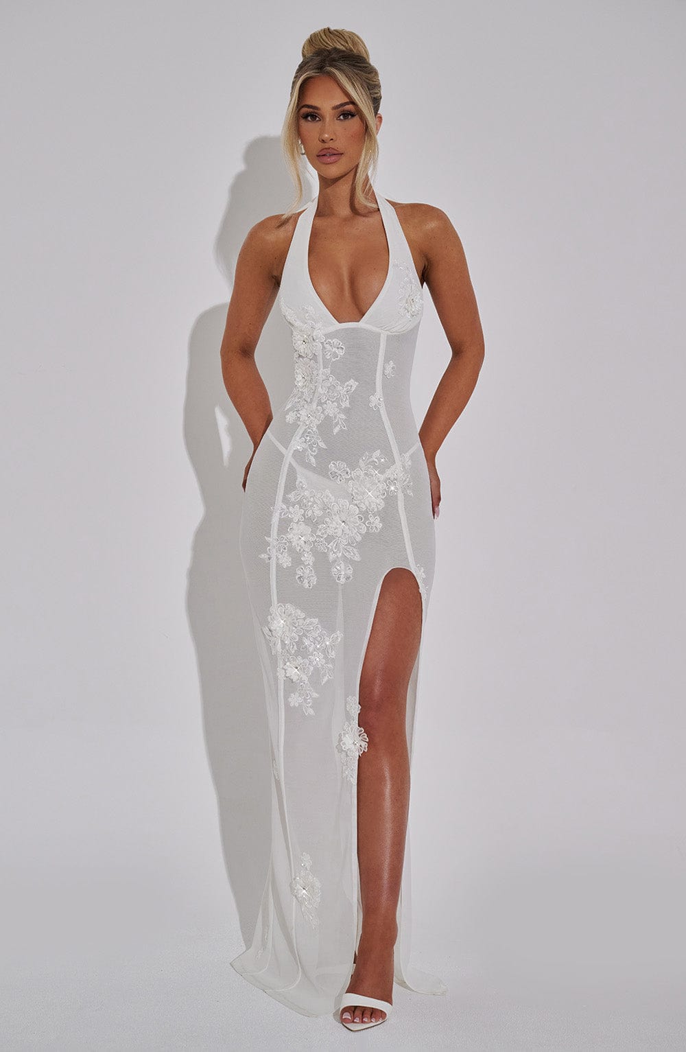 minilena Jacqueline Maxi Dress Ivory