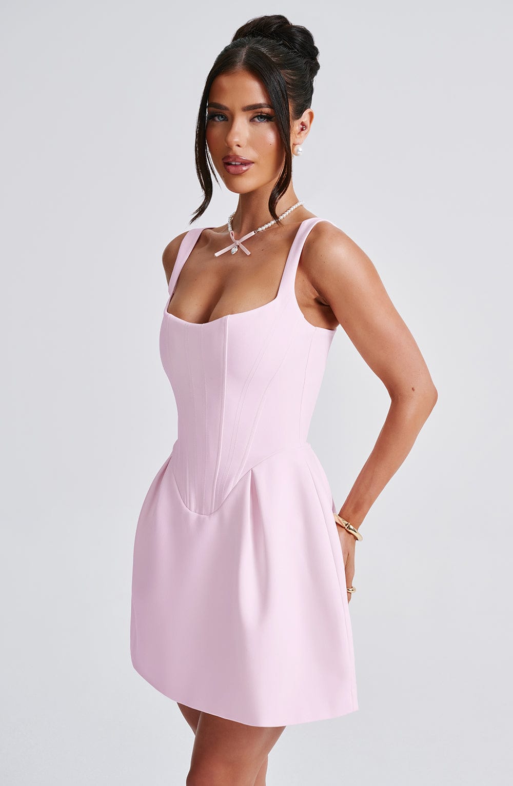 minilena Janiyah Mini Dress Blush