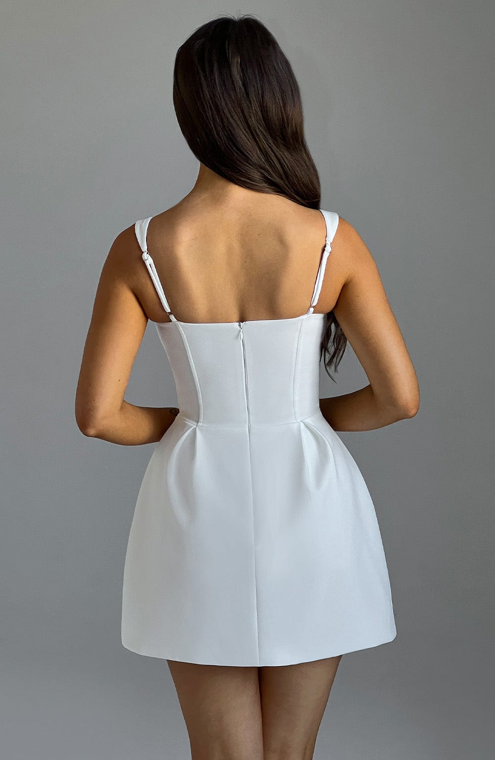 minilena Janiyah Mini Dress Ivory