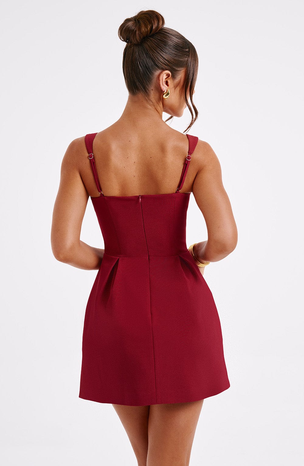 minilena Janiyah Mini Dress Wine