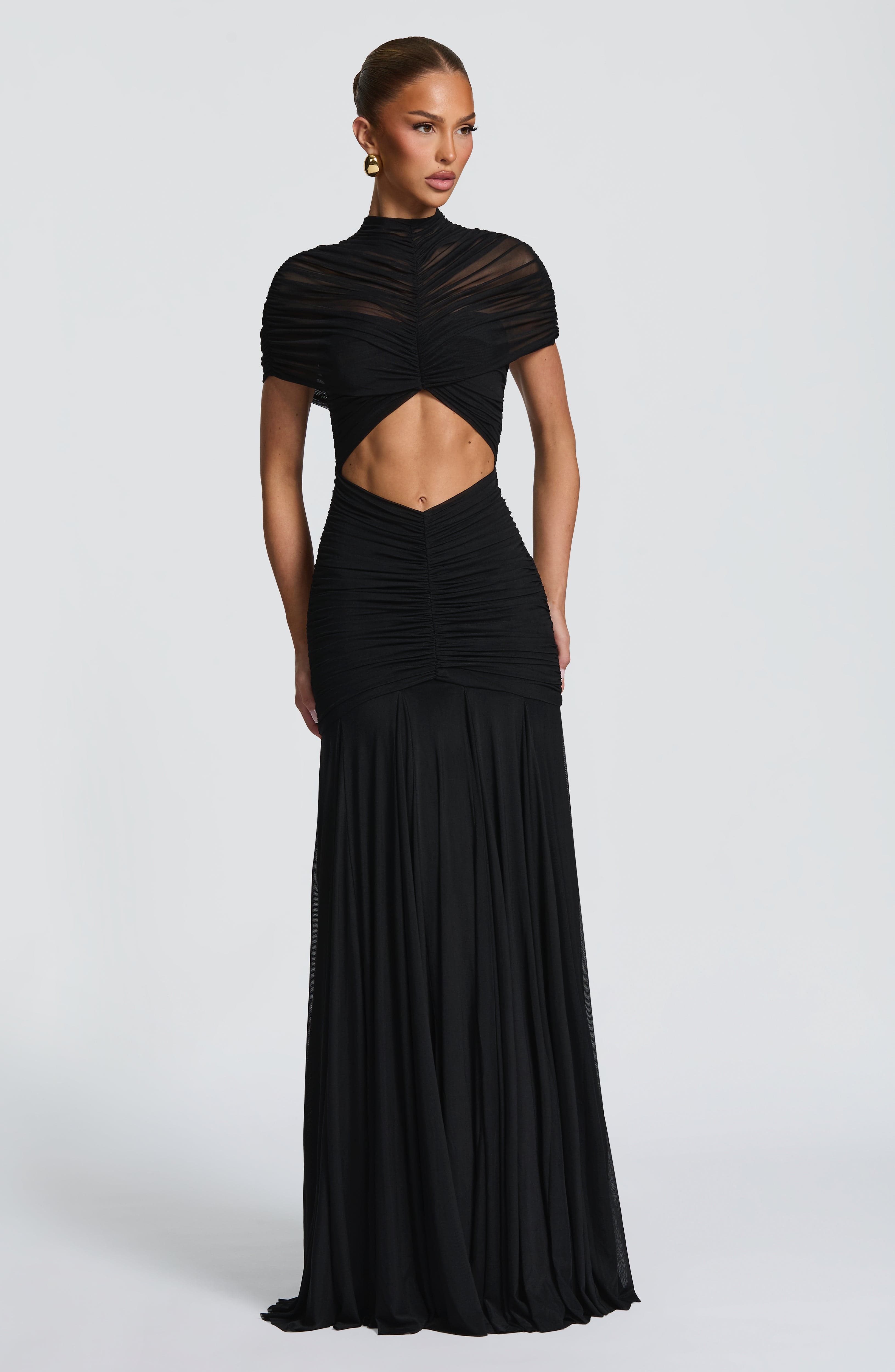 minilena Jaya Maxi Dress Black