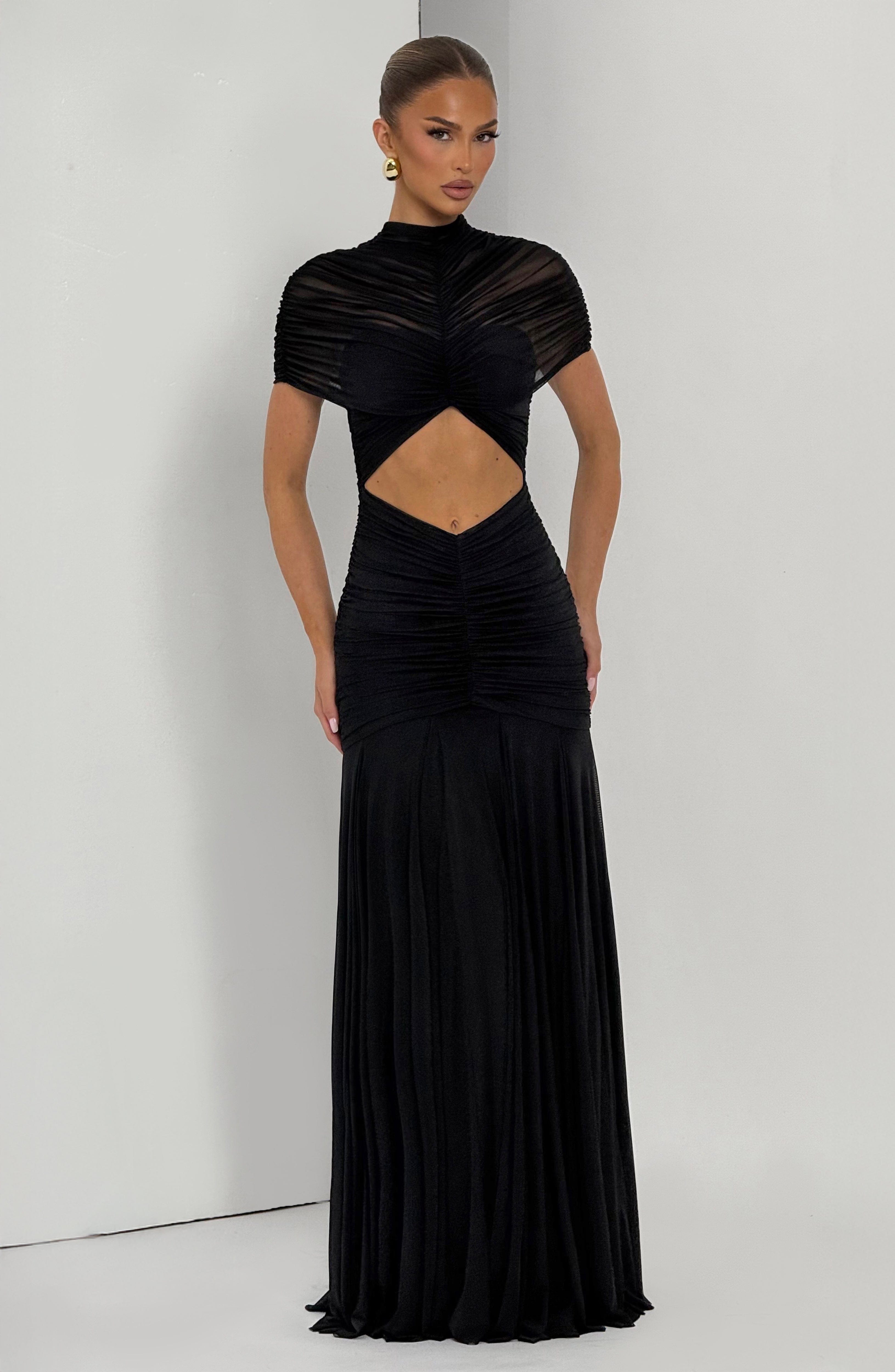 minilena Jaya Maxi Dress Black