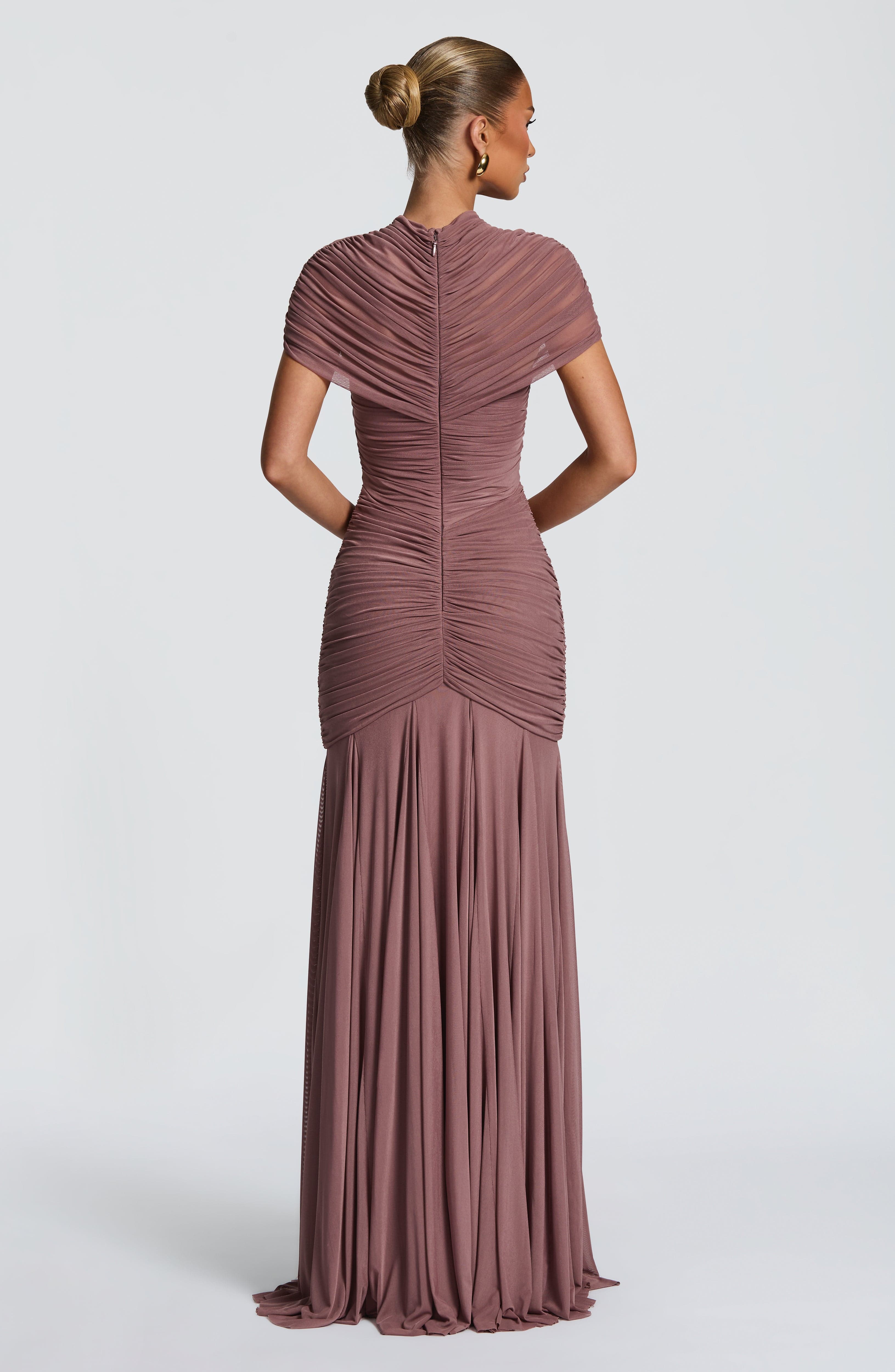 minilena Jaya Maxi Dress Dusty Rose