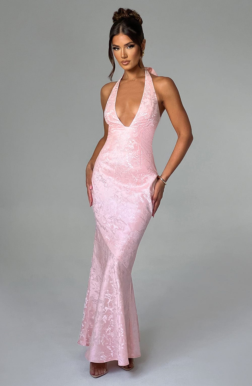 minilena Josephine Maxi Dress Blush