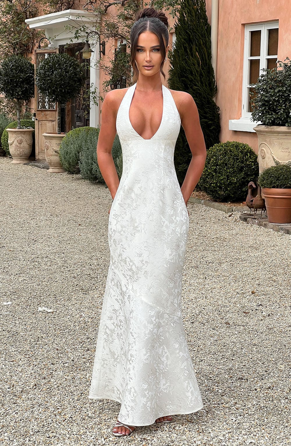 minilena Josephine Maxi Dress Ivory