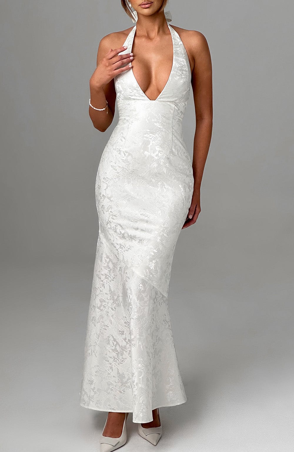 minilena Josephine Maxi Dress Ivory