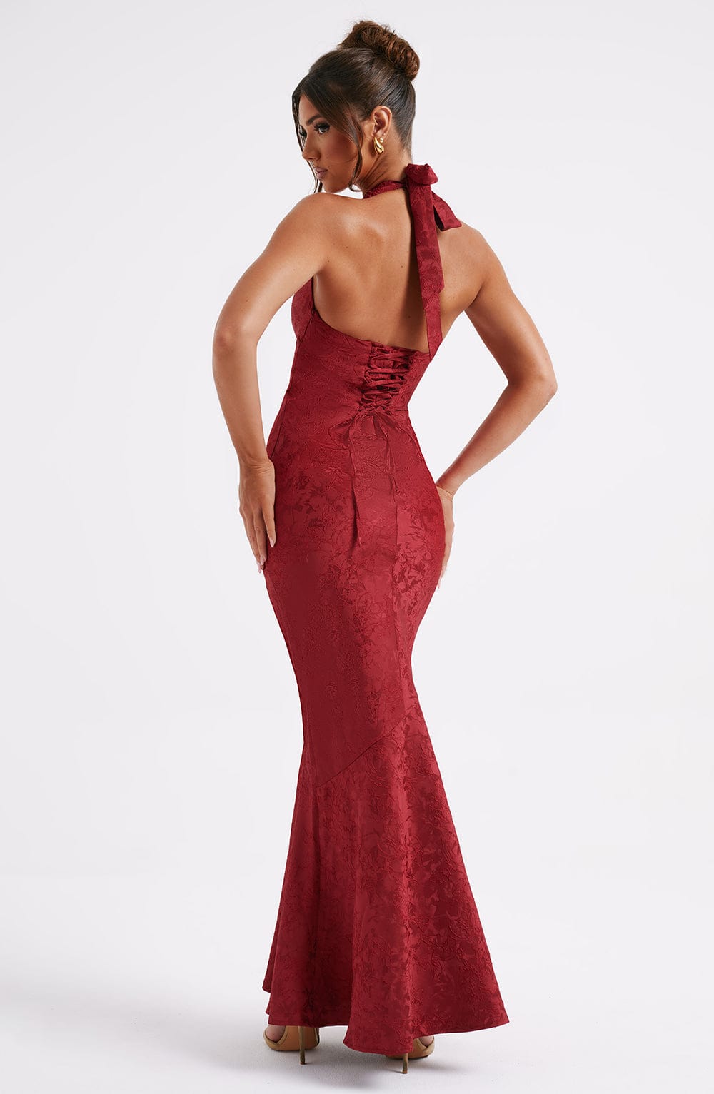 minilena Josephine Maxi Dress Red