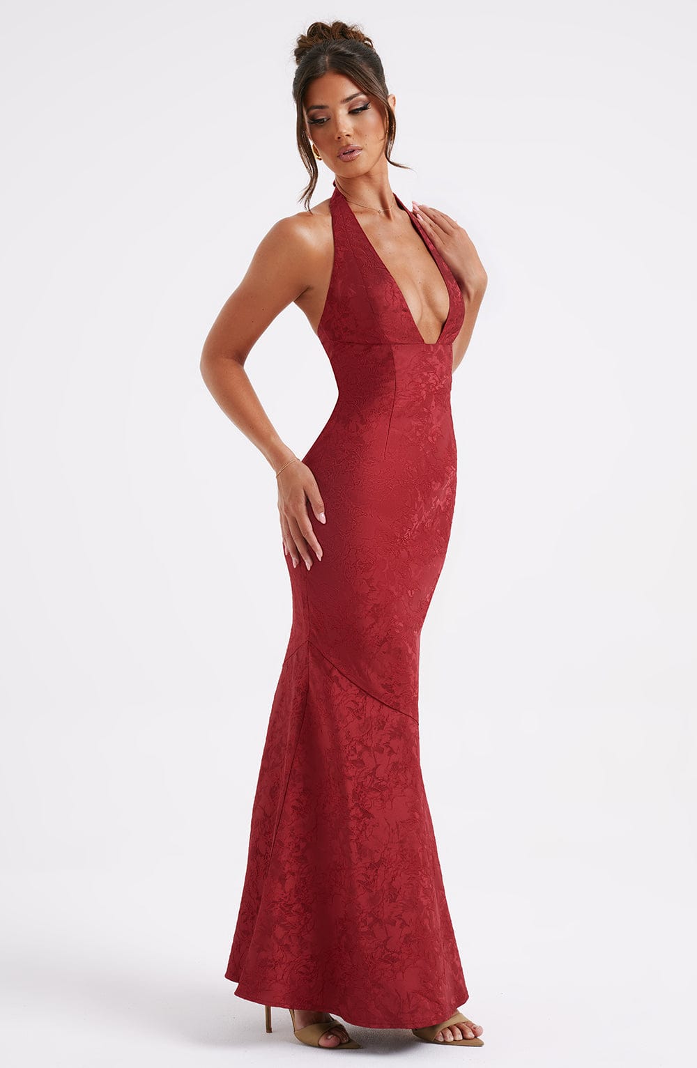 minilena Josephine Maxi Dress Red