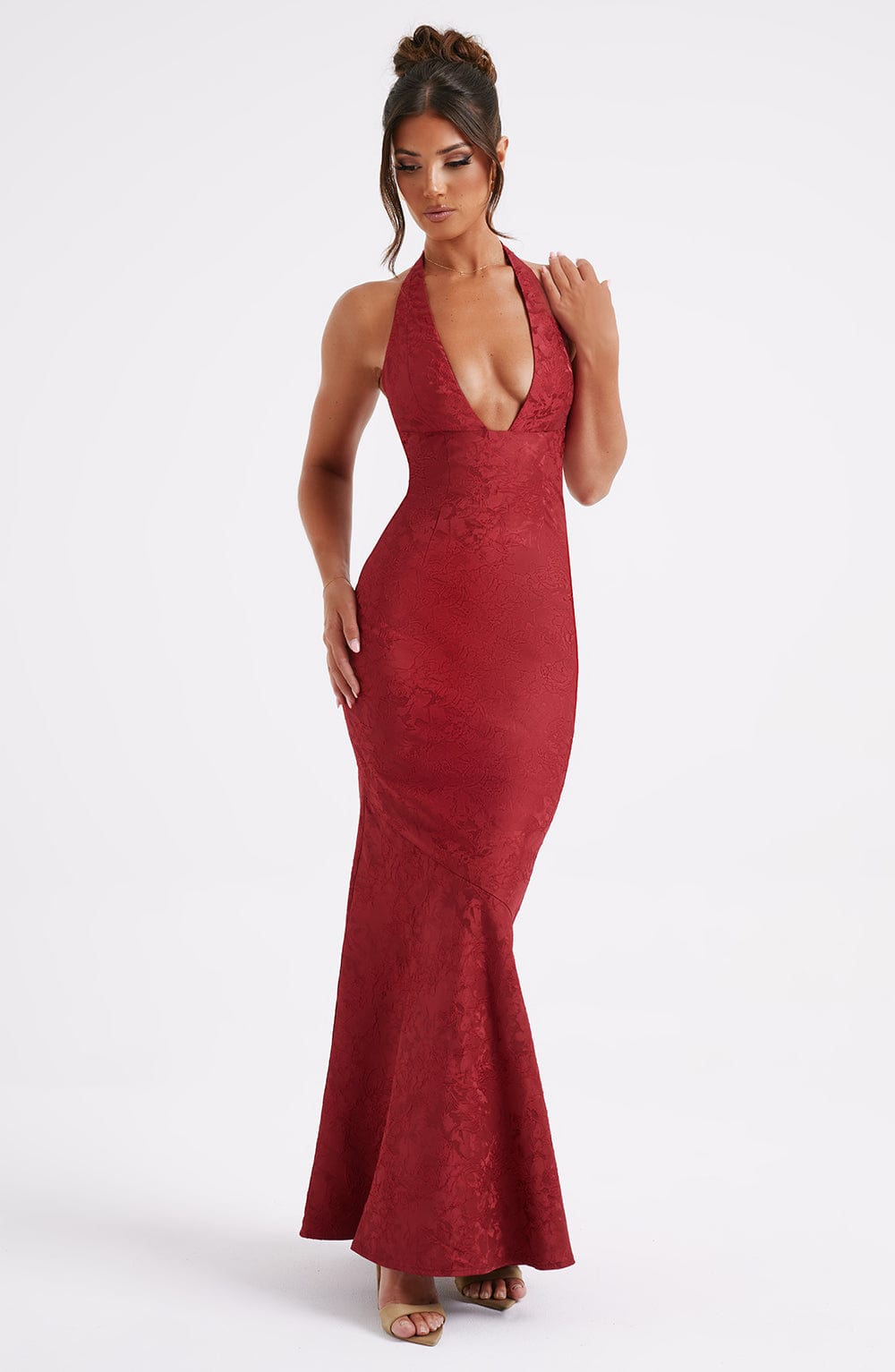minilena Josephine Maxi Dress Red