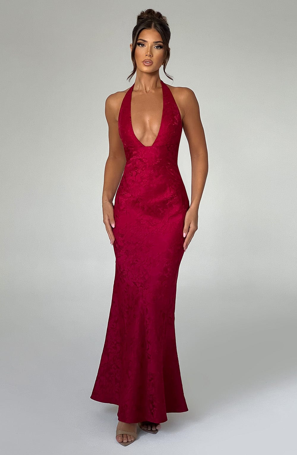 minilena Josephine Maxi Dress Red